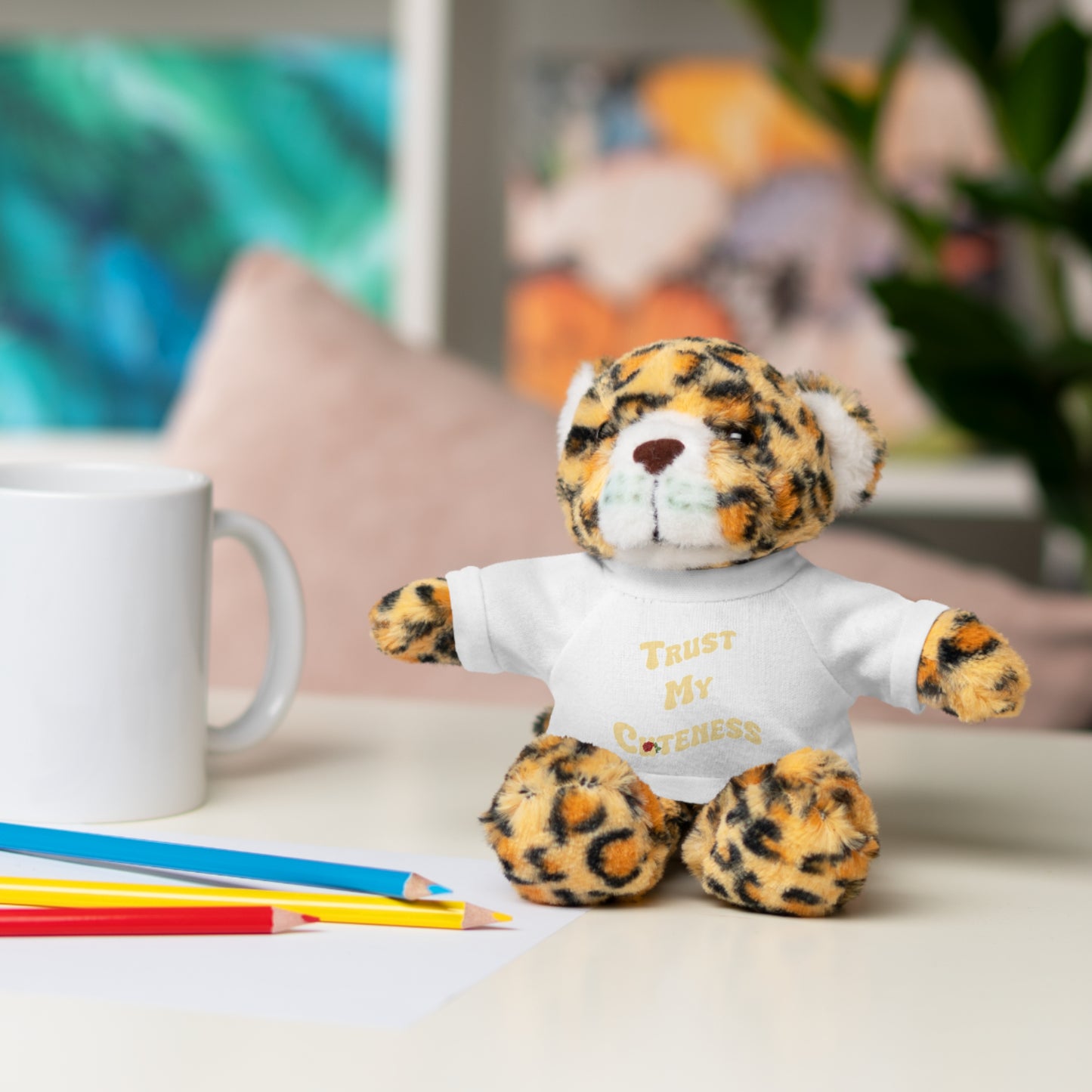 Stuffed Animals with Trust My Cuteness Tee