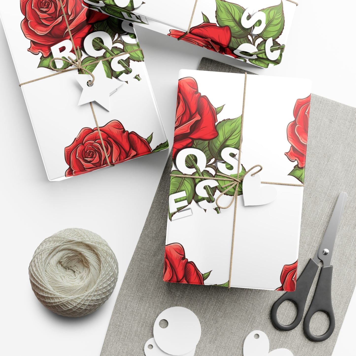 Roses Gift Wrap Papers
