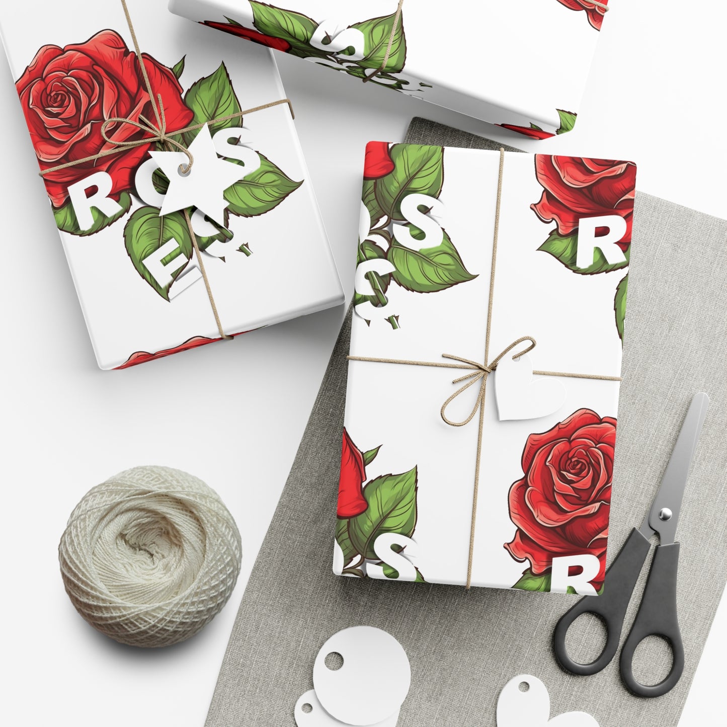 Roses Gift Wrap Papers