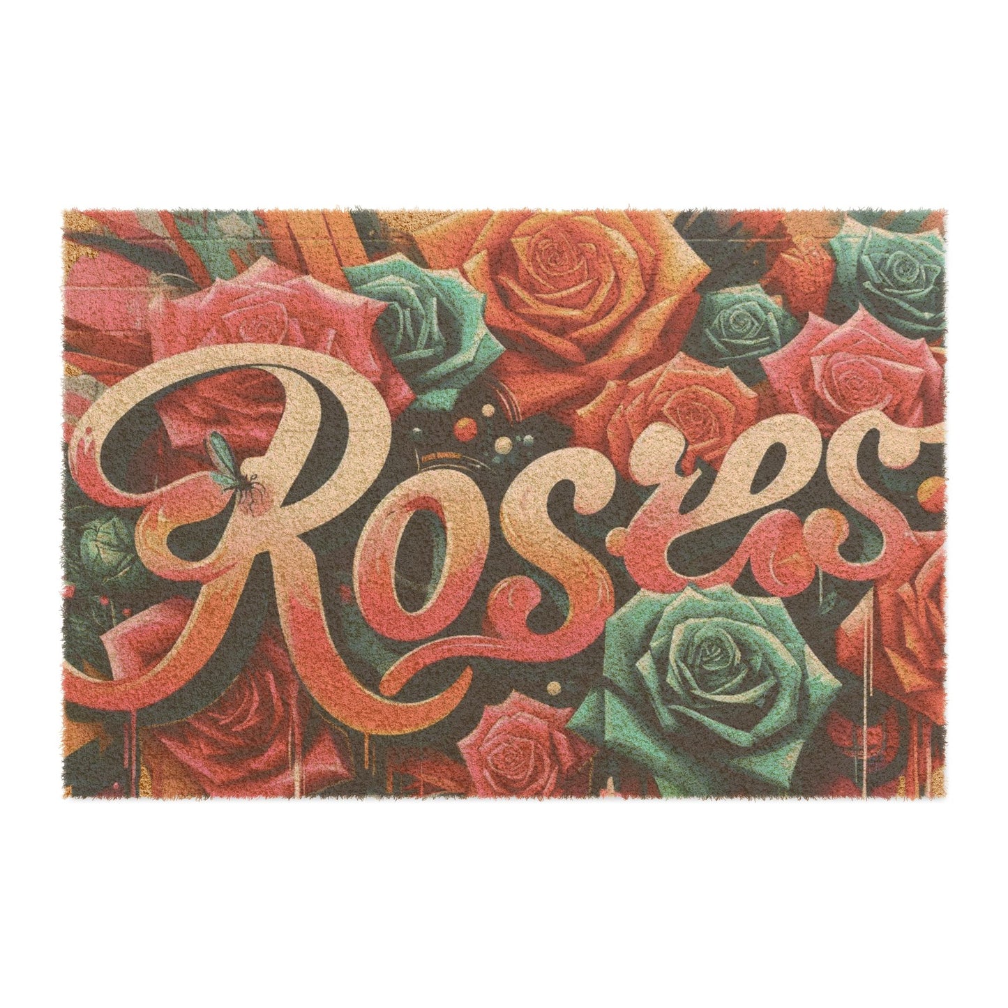 Roses Graffiti #1 Doormat