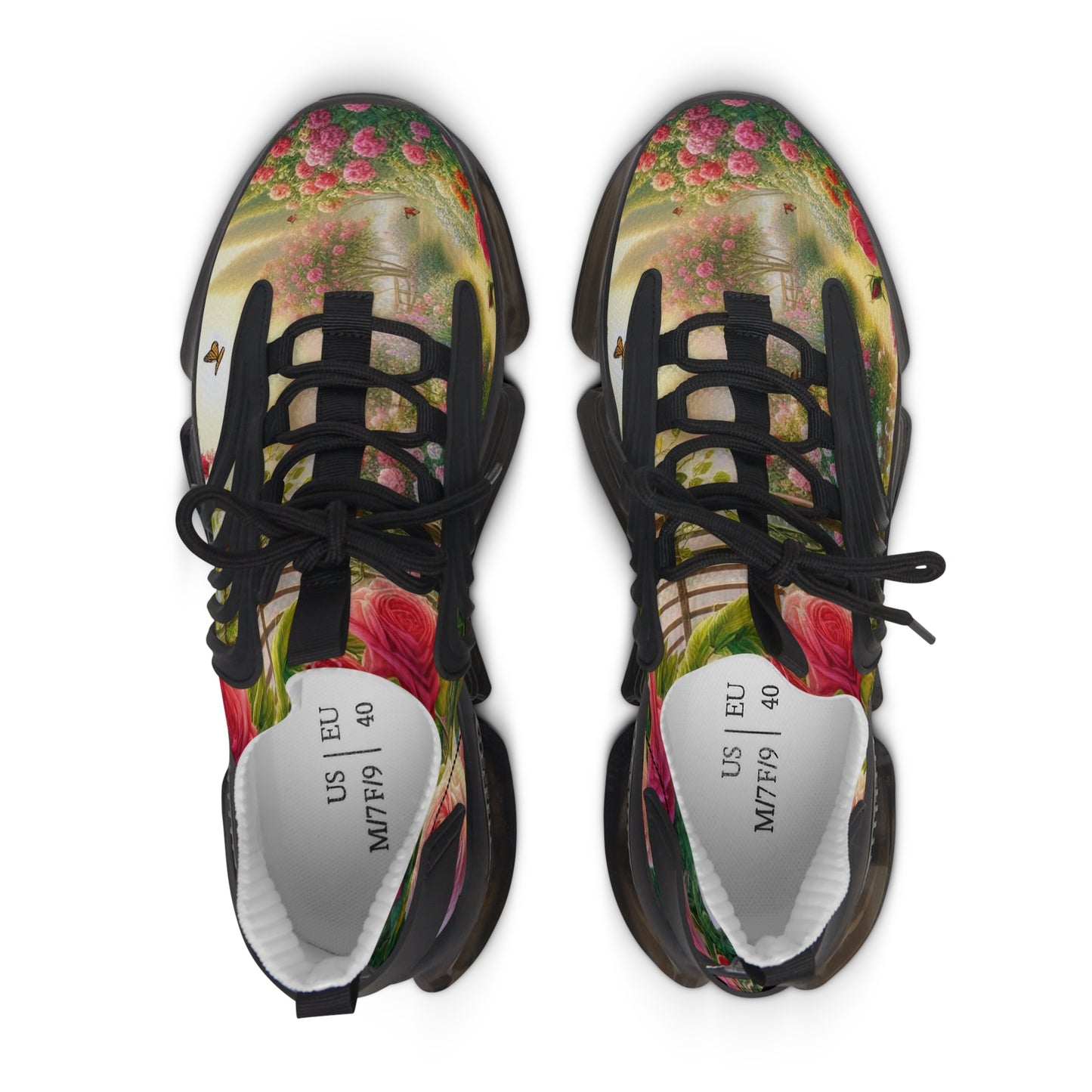 Women's Roses Garden Mesh Sneakers