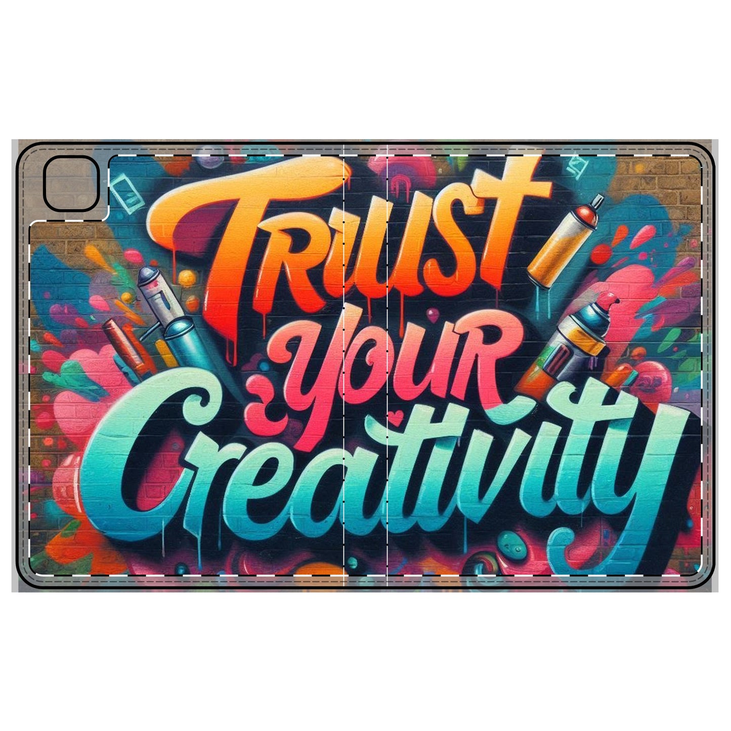 Trust Your Creativity Graffiti #2 iPad Case