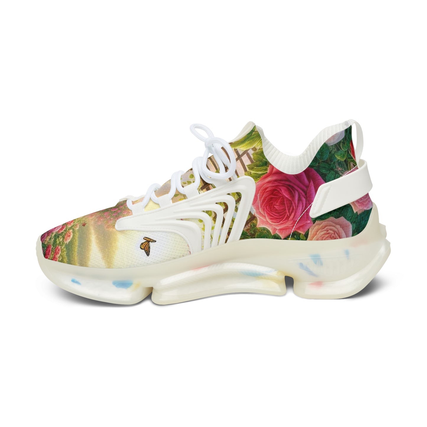 Women's Roses Garden Mesh Sneakers
