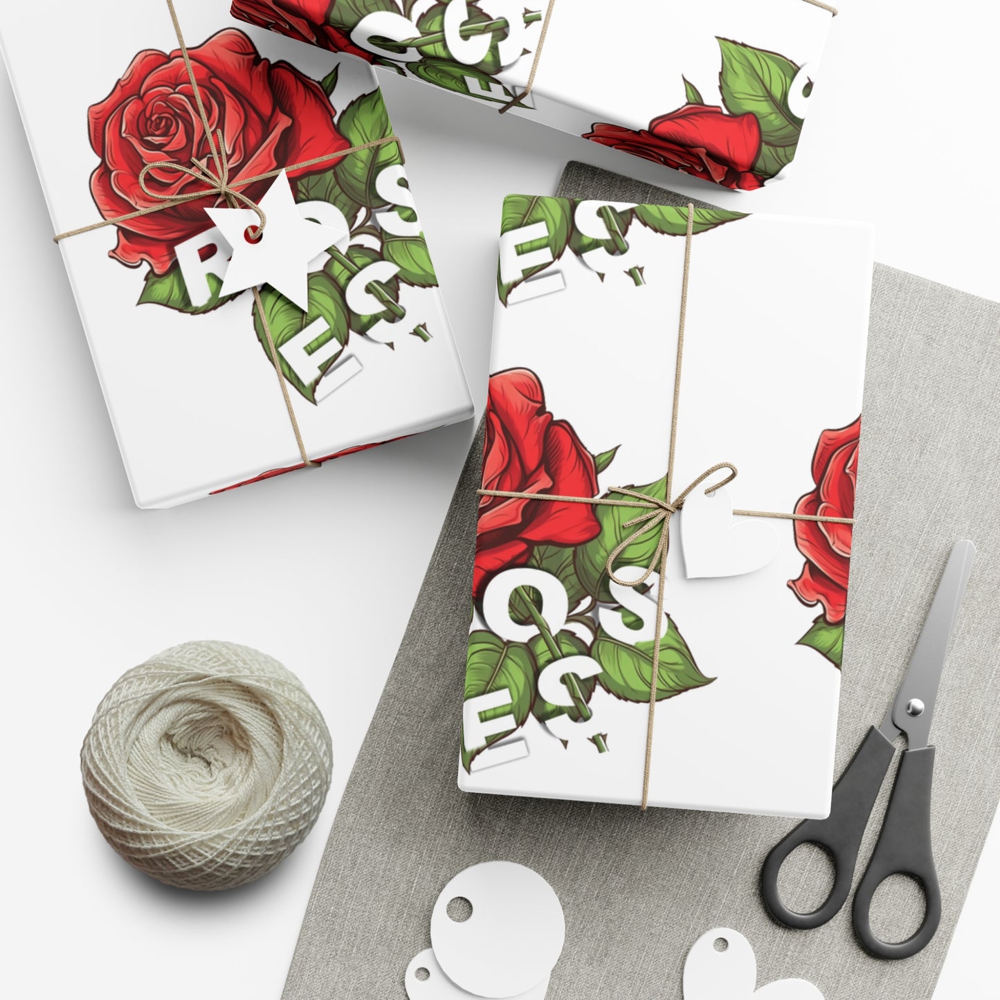 Roses Gift Wrap Papers