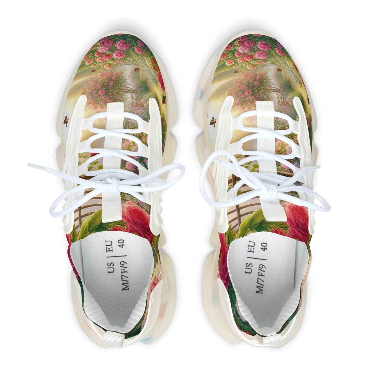 Women's Roses Garden Mesh Sneakers