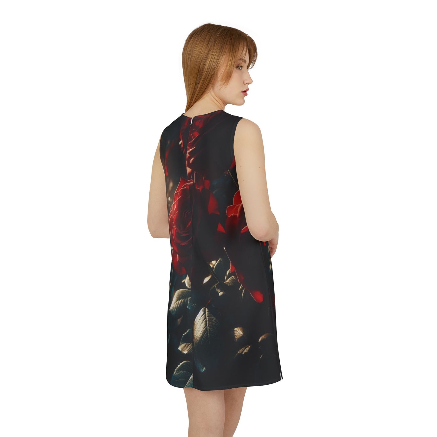 Roses Sleeveless Dress