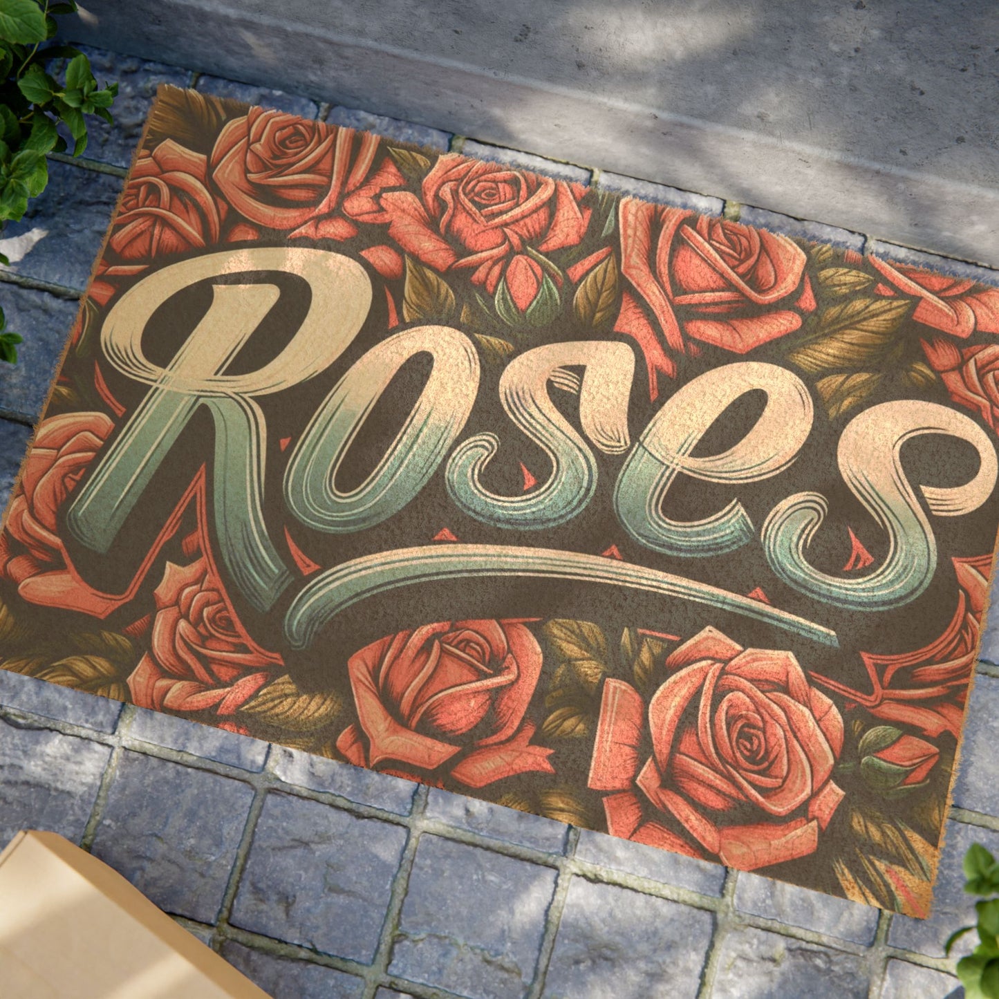 Roses Graffiti #16 Doormat