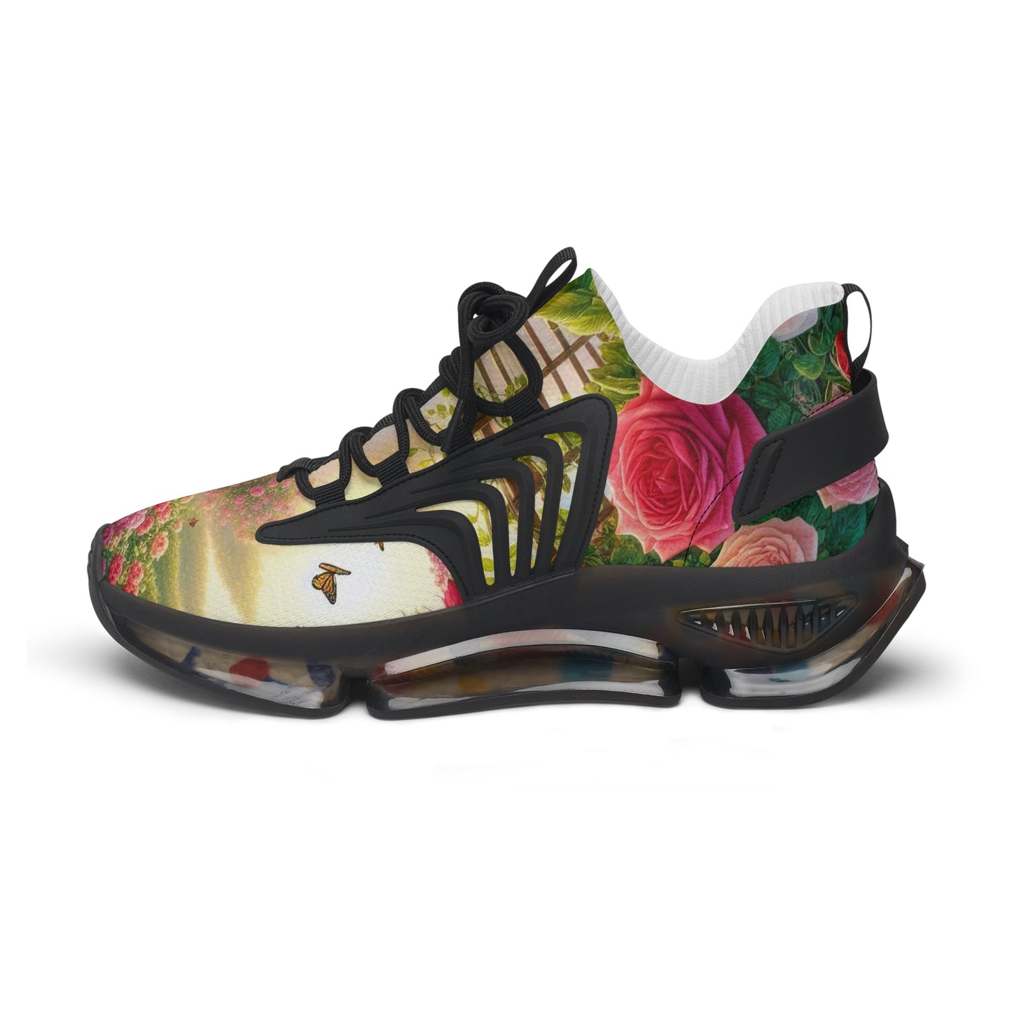 Women's Roses Garden Mesh Sneakers