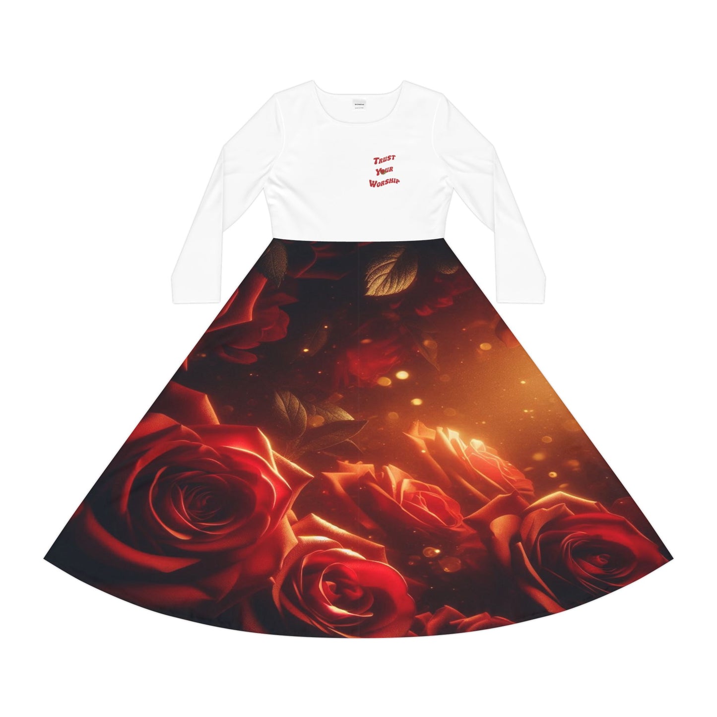 Roses Dark Sunlight Worship Dress