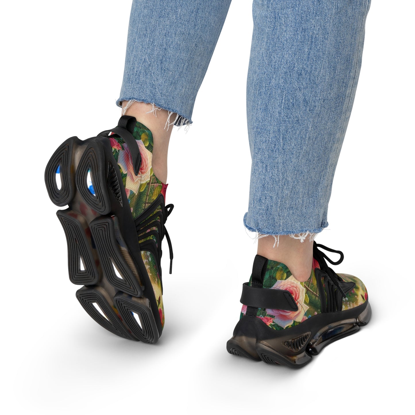 Women's Roses Garden Mesh Sneakers