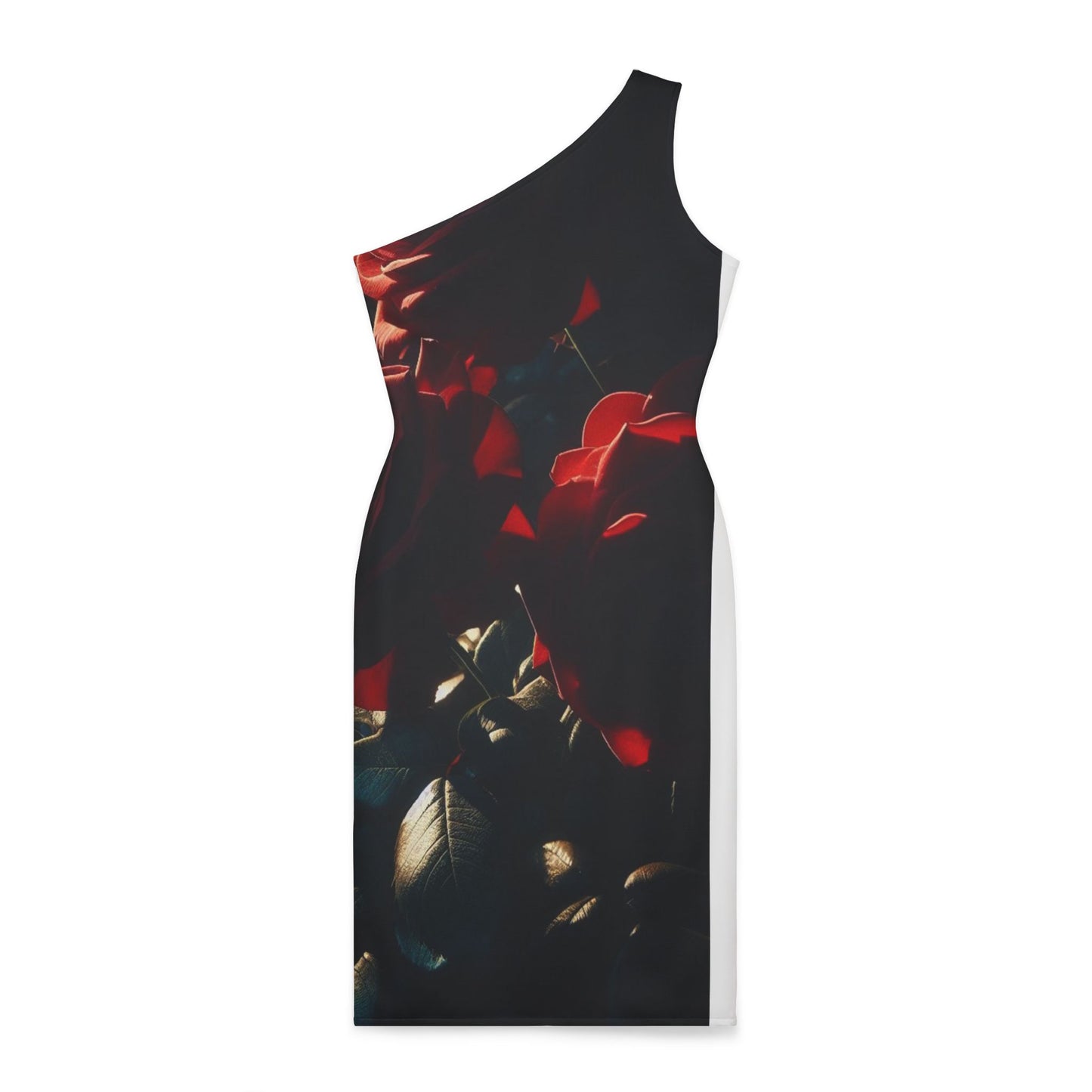 Roses Sunlight #1 Shoulder Dress