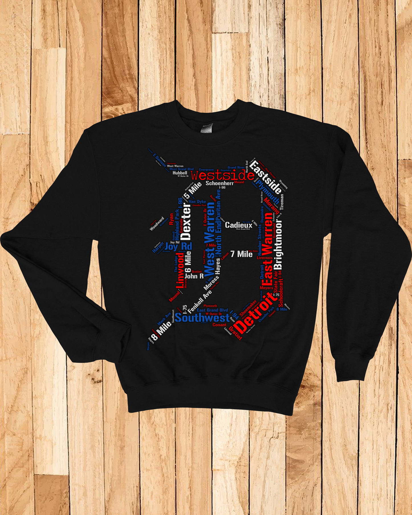 Detroit Streets Pistons Hometown Sweatshirt