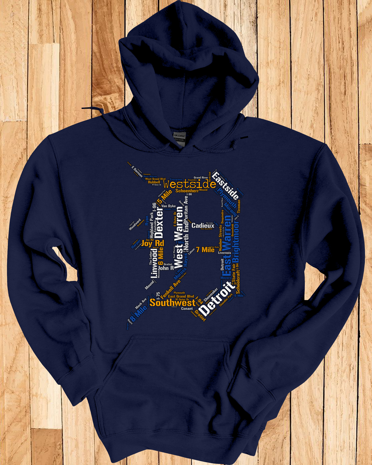 Detroit Streets Tigers Hometown Hoodie Youth
