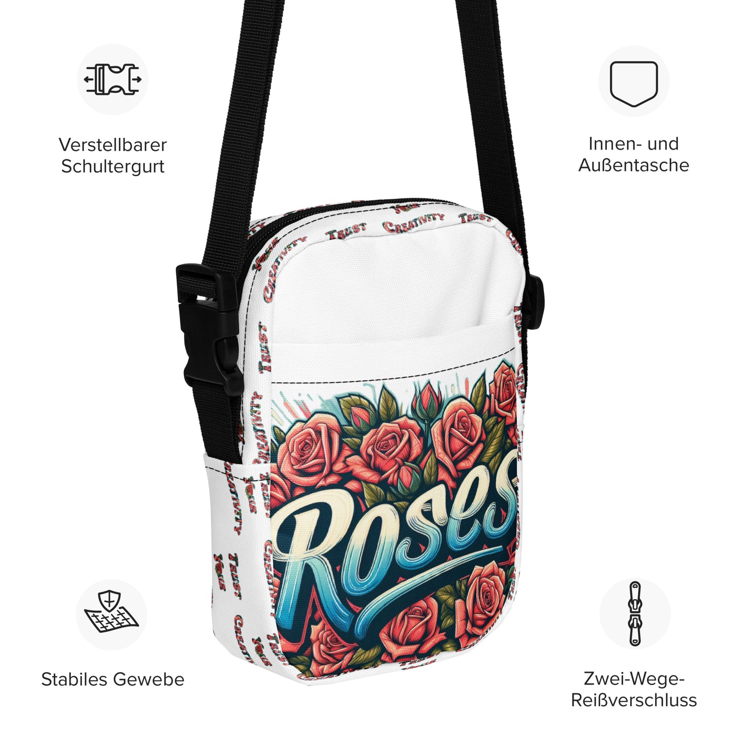 Unisex Crossbody Bag Graffiti #16