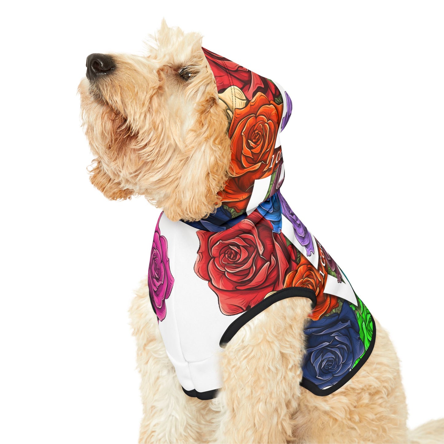 Roses Love Frame Pet Hoodie
