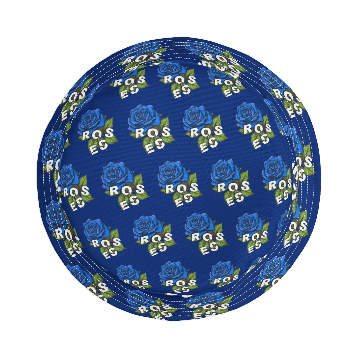 Blue Roses All Over Print Bucket Hat