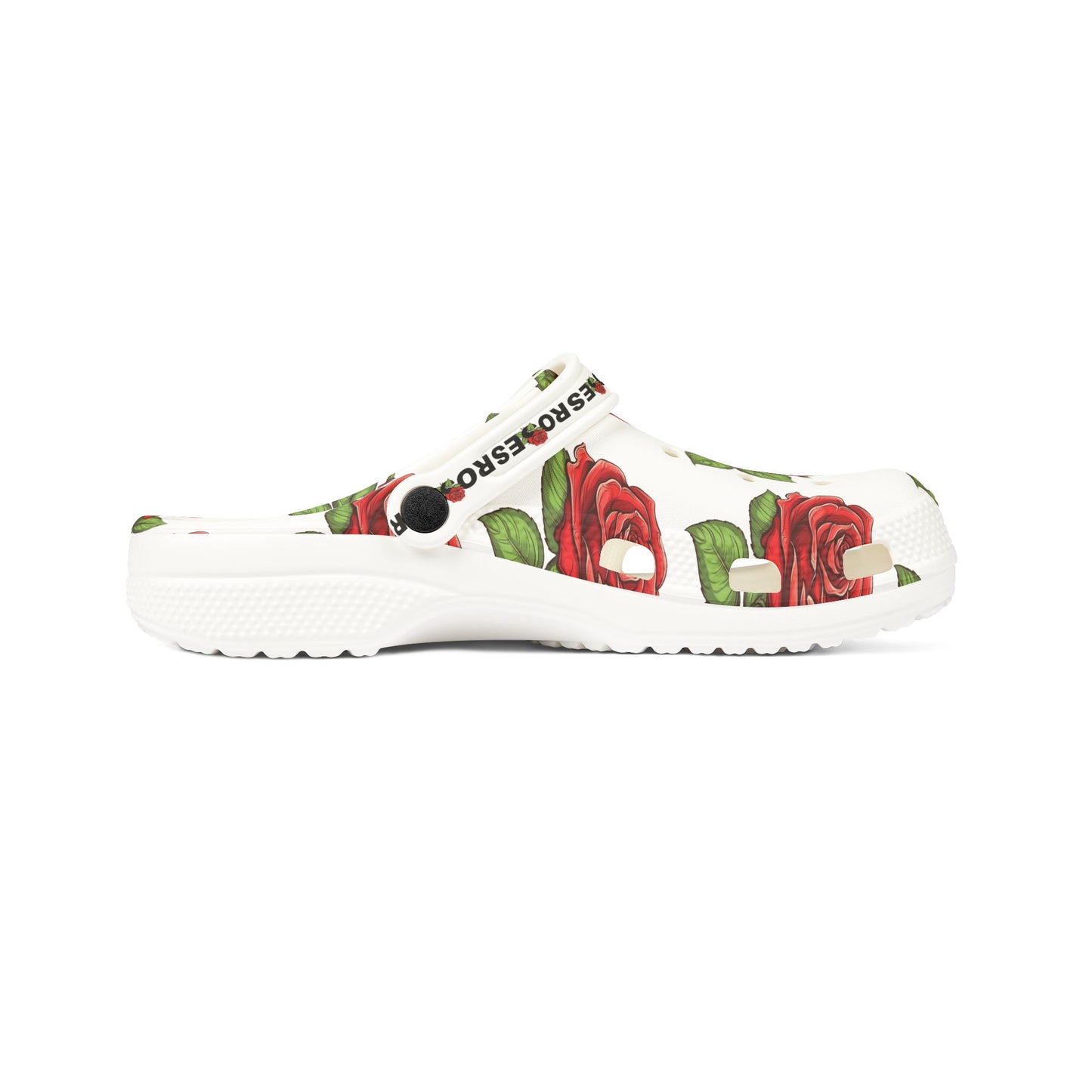 White Roses Clogs