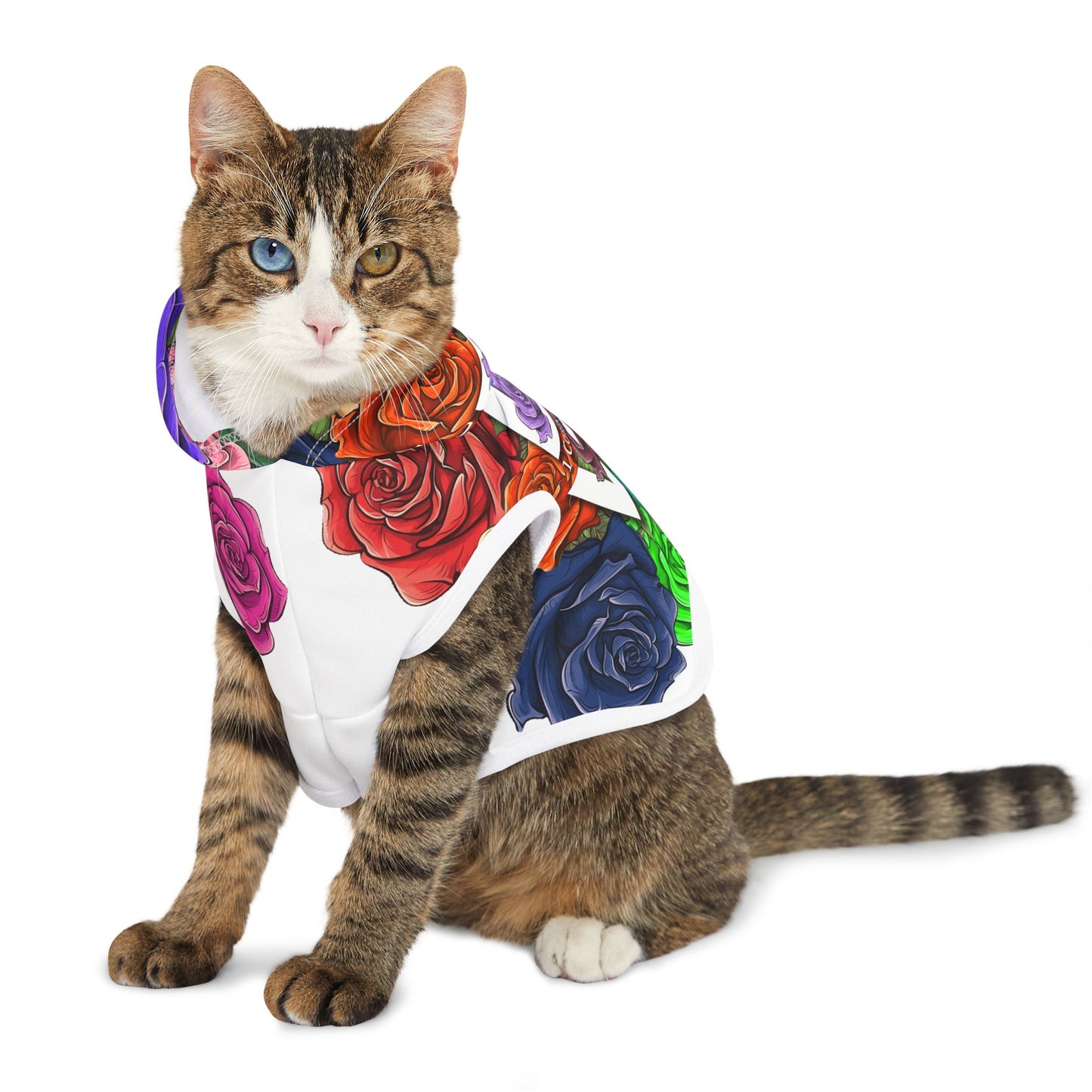 Roses Love Frame Pet Hoodie