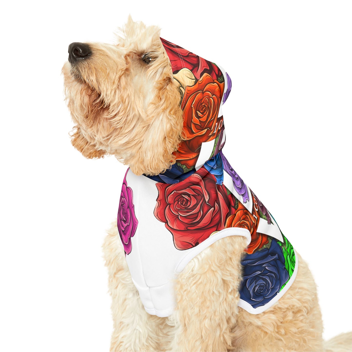 Roses Love Frame Pet Hoodie