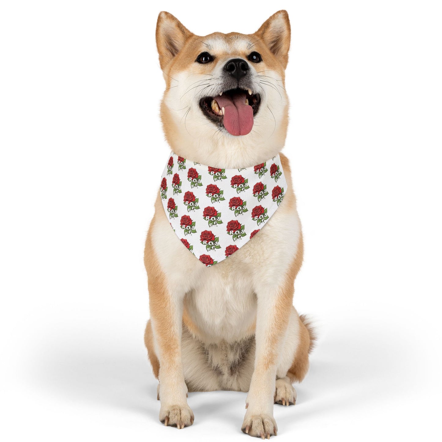 Roses Red Pet Bandana