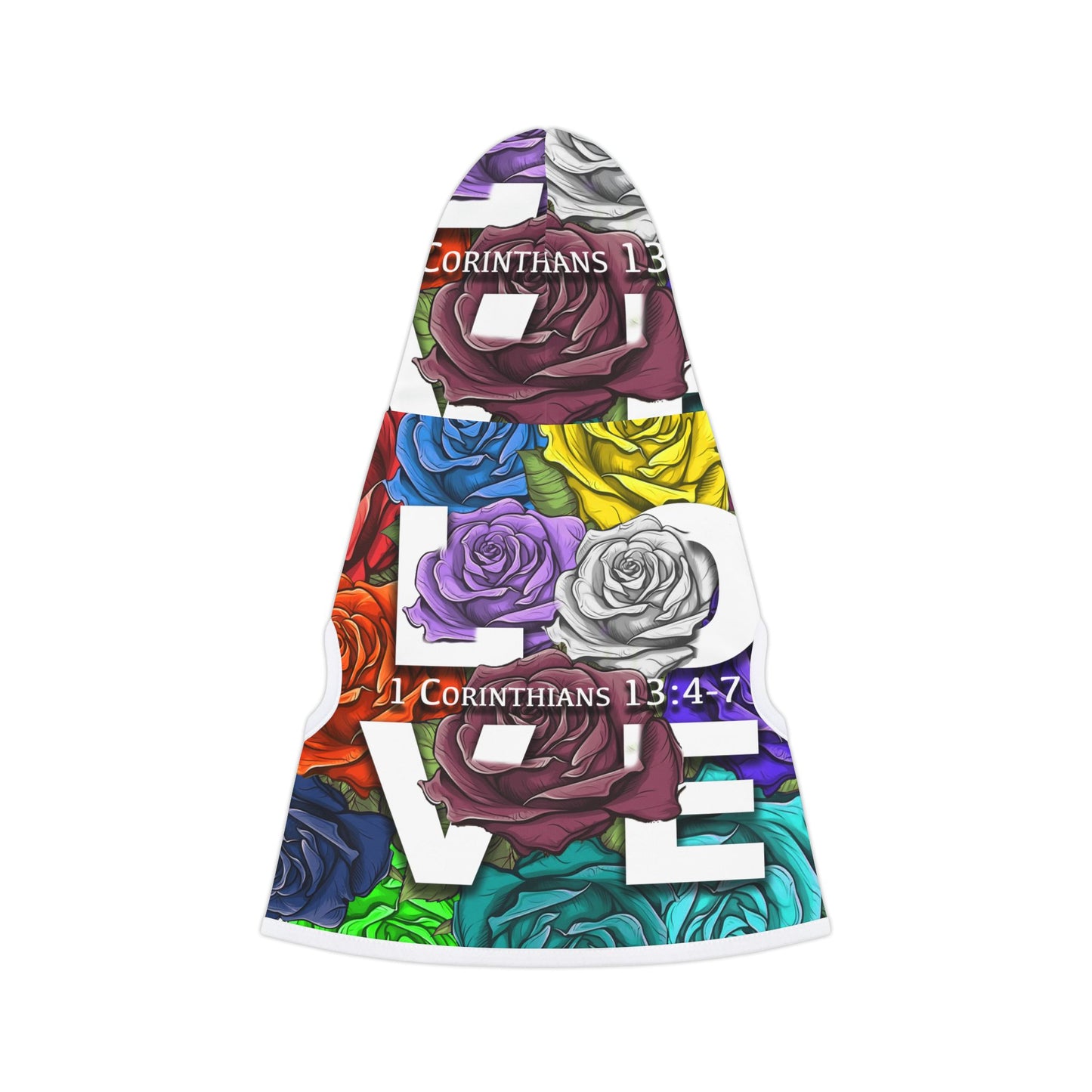 Roses Love Frame Pet Hoodie