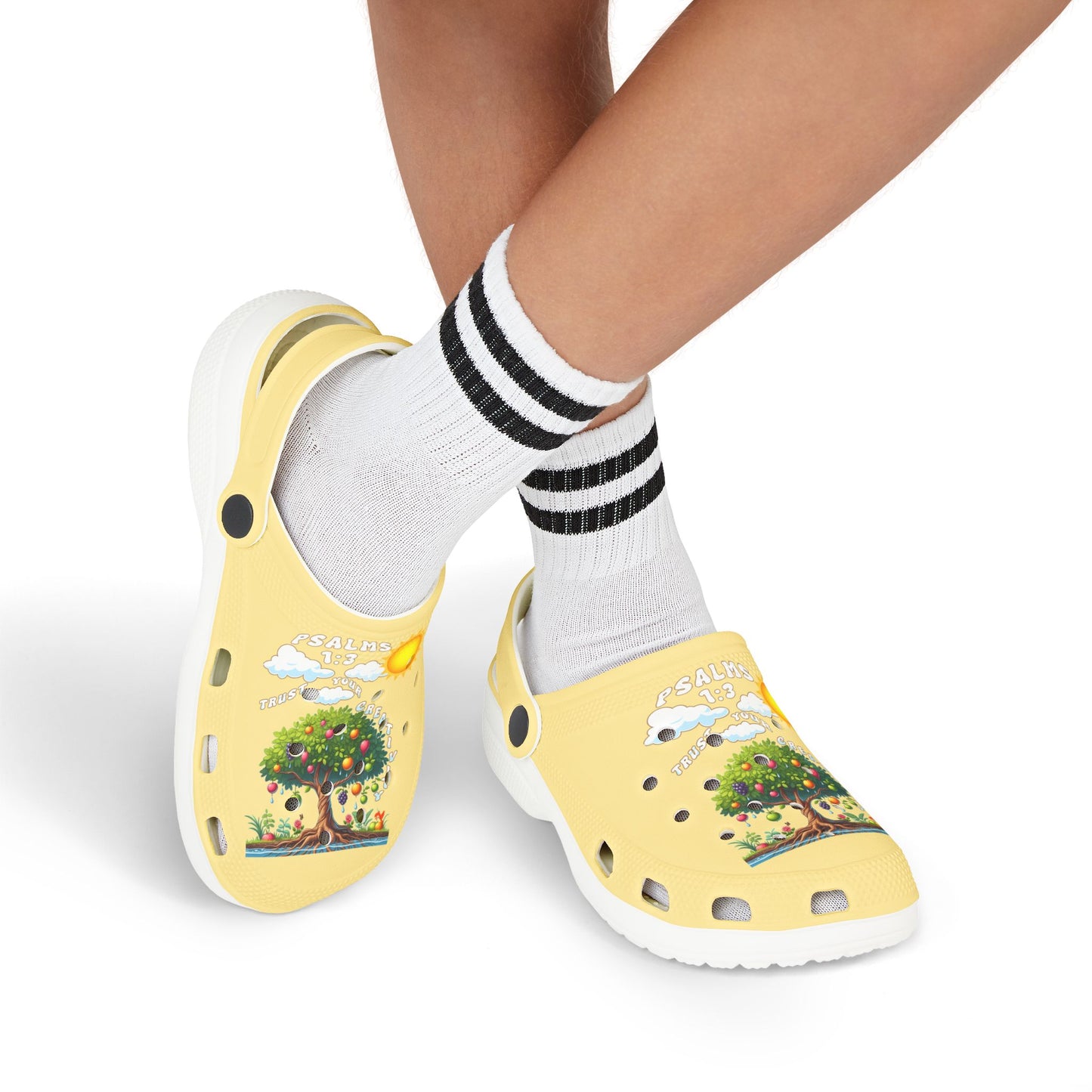 Kids Psalm 1:3 Trust Your Creativity Clogs