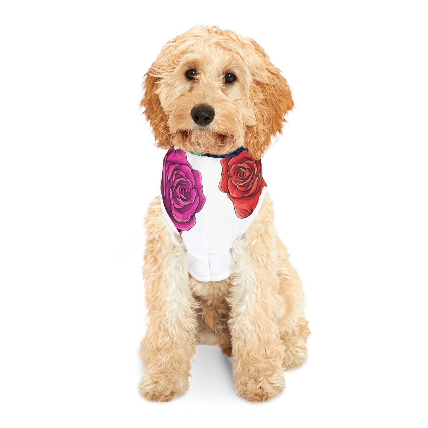Roses Love Frame Pet Hoodie