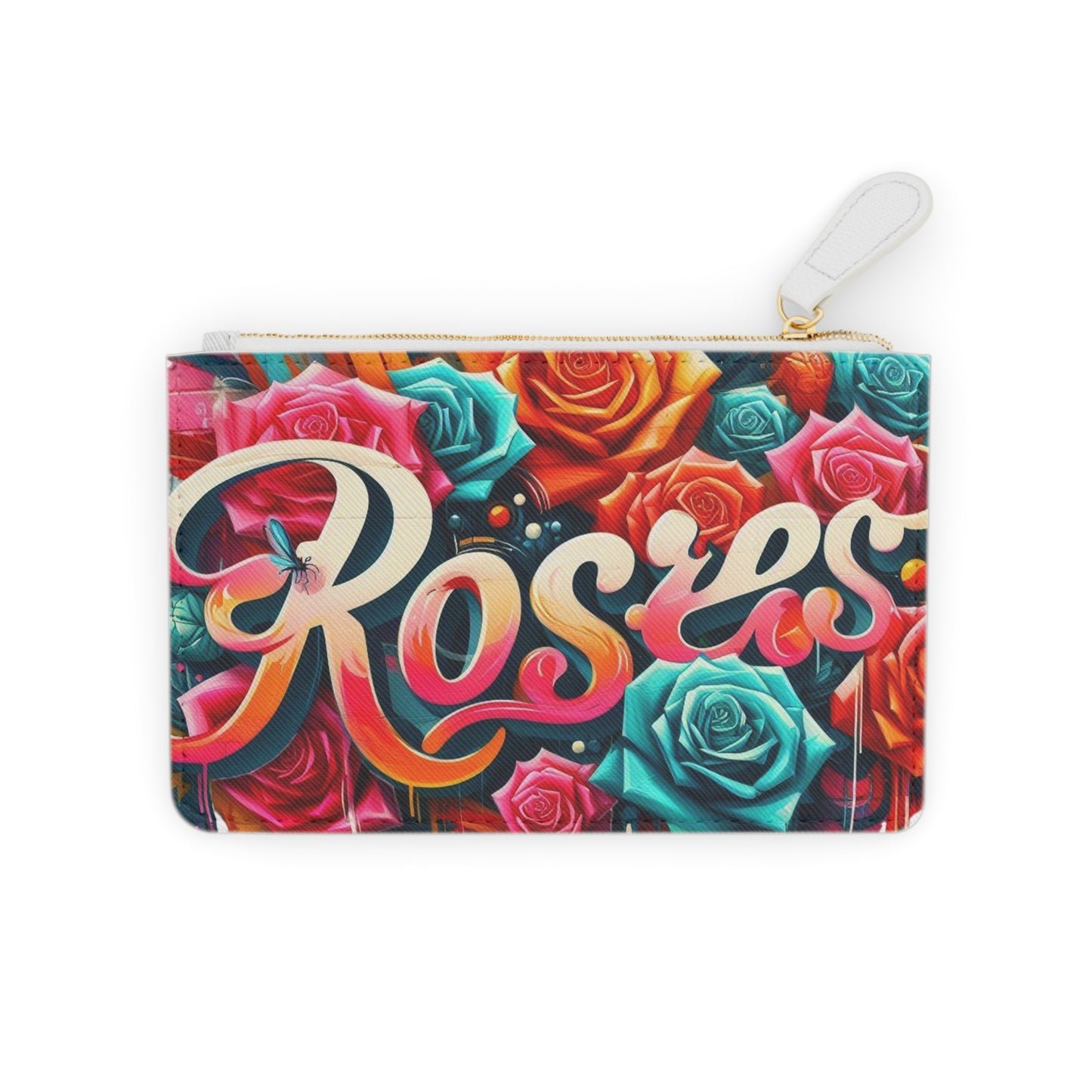 Roses Graffiti #3 Mini Clutch