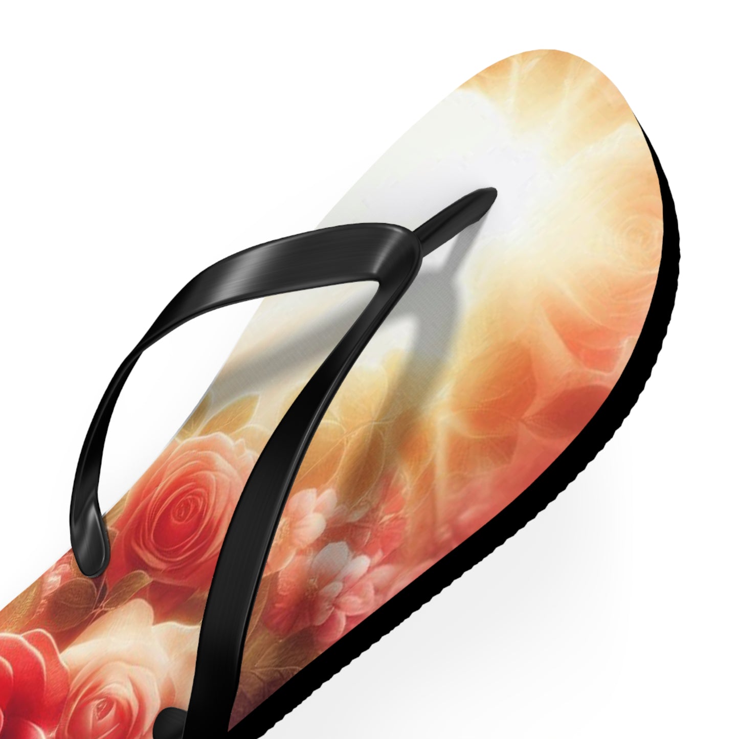 Roses Sunshine Flip Flops