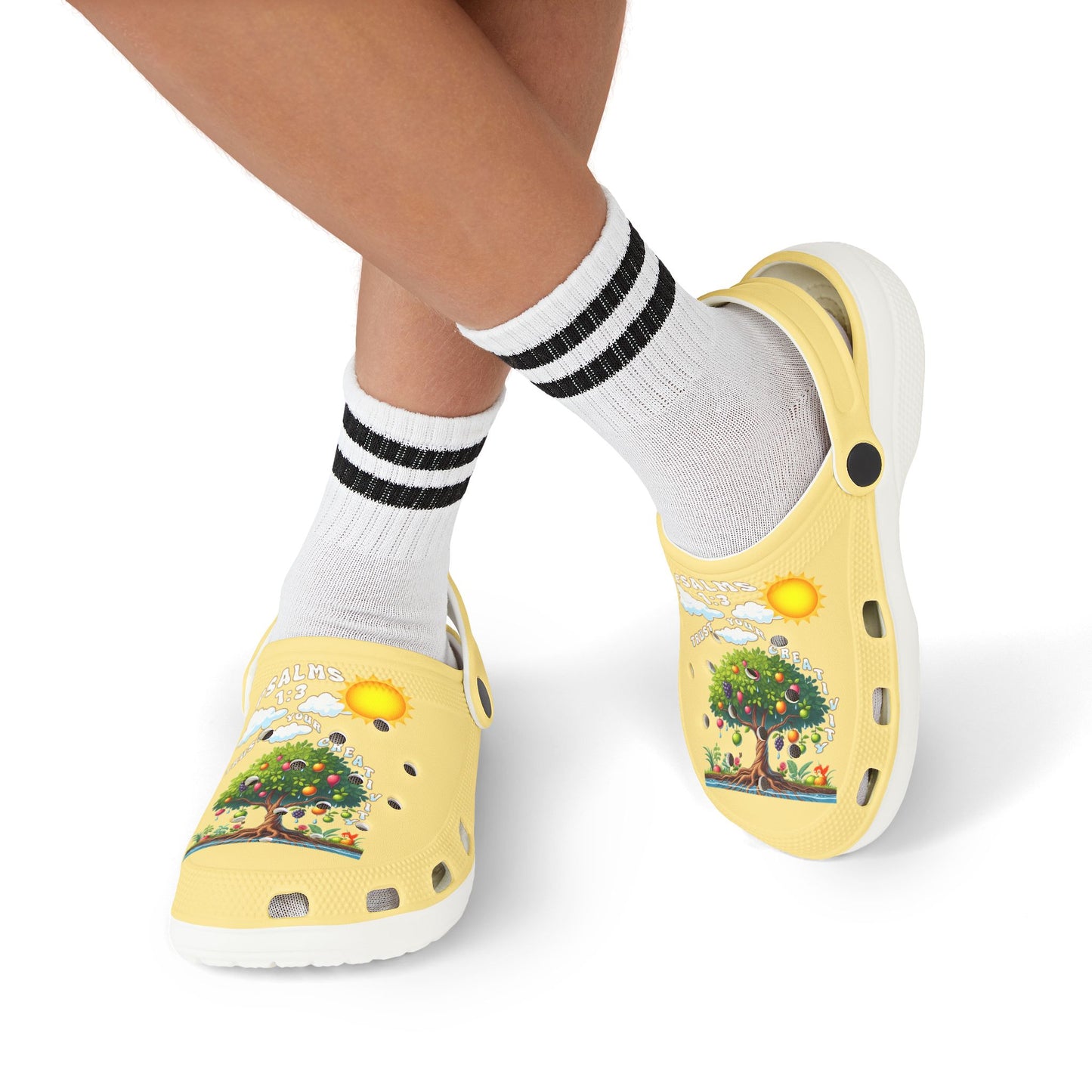 Kids Psalm 1:3 Trust Your Creativity Clogs