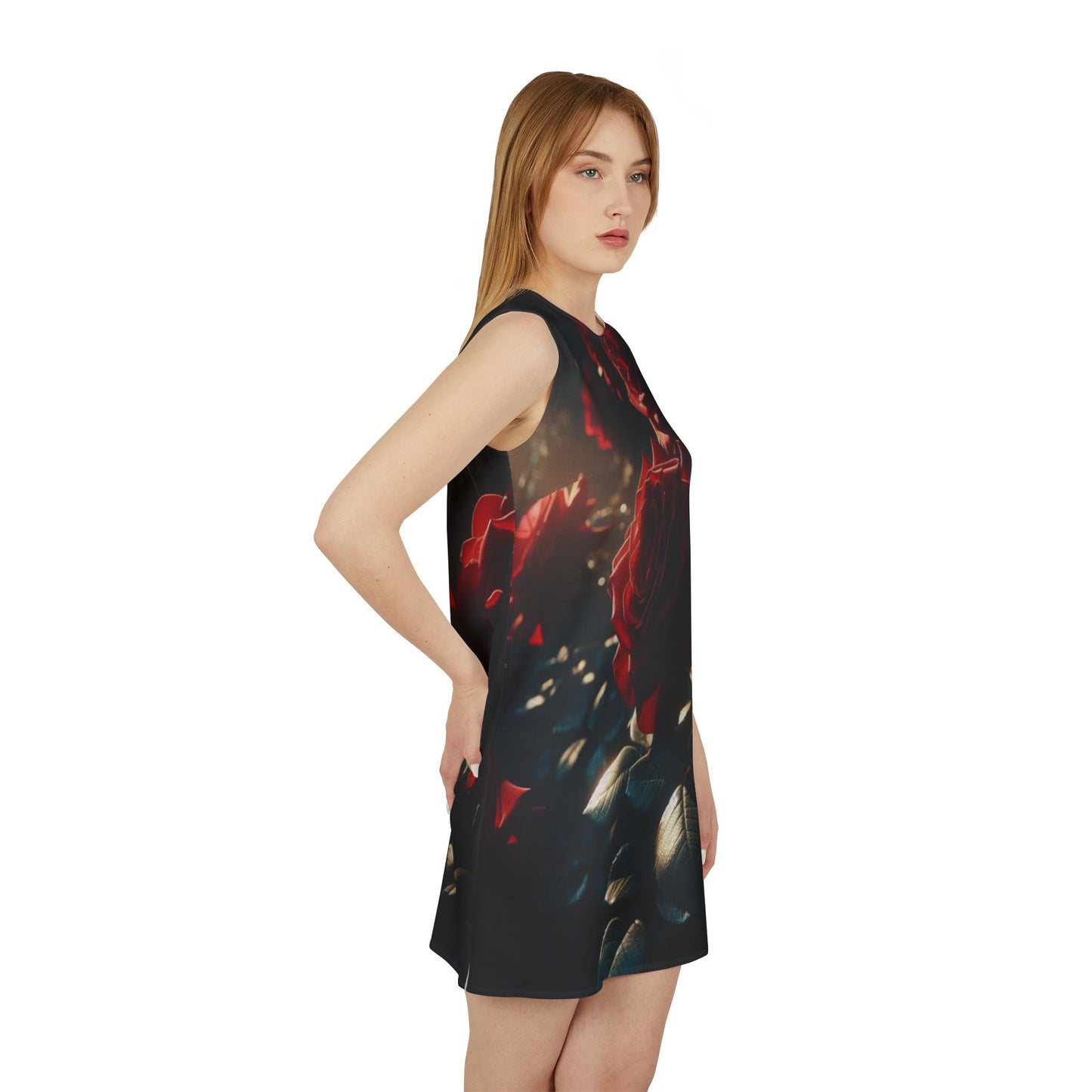 Roses Sleeveless Dress