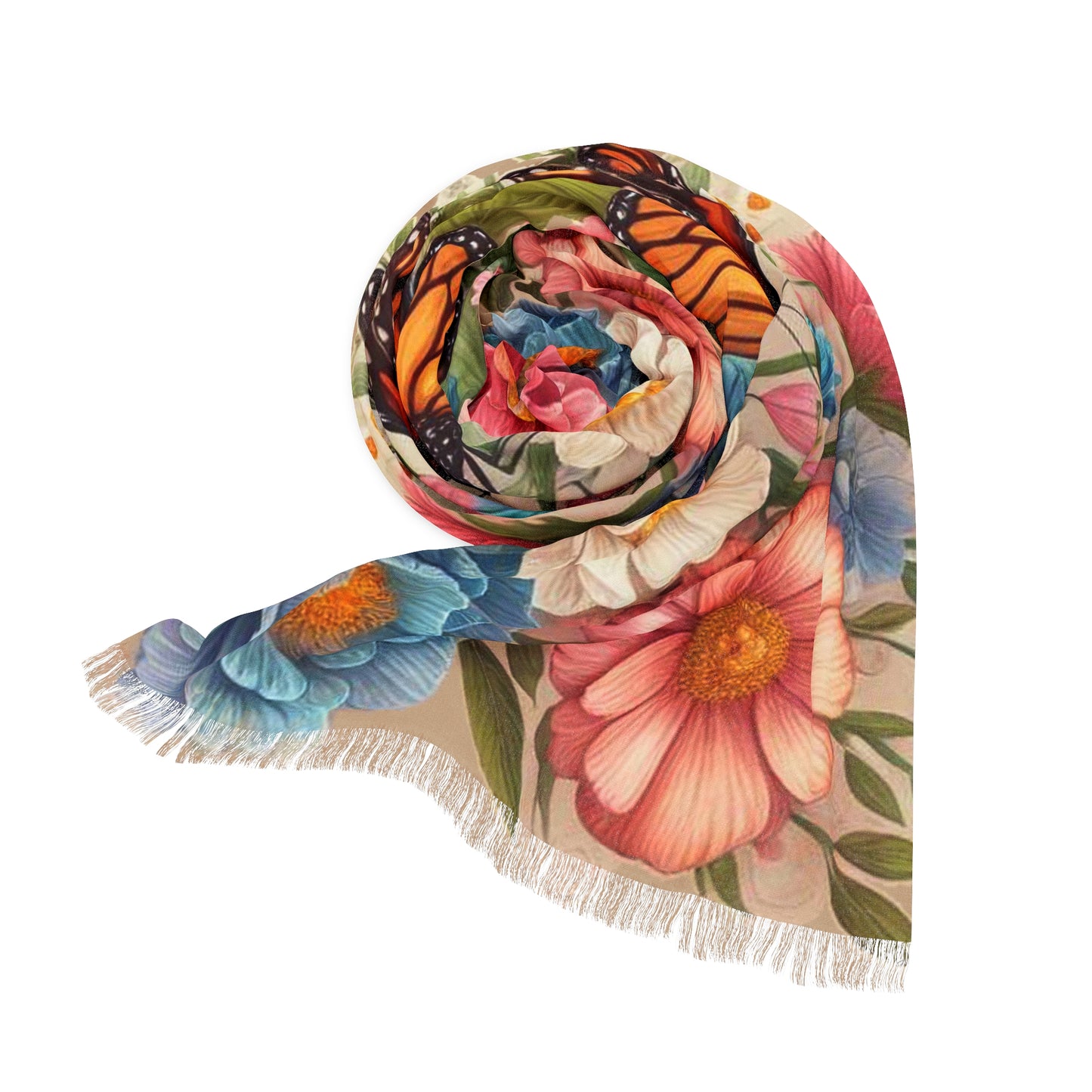Spring Roses Scarf