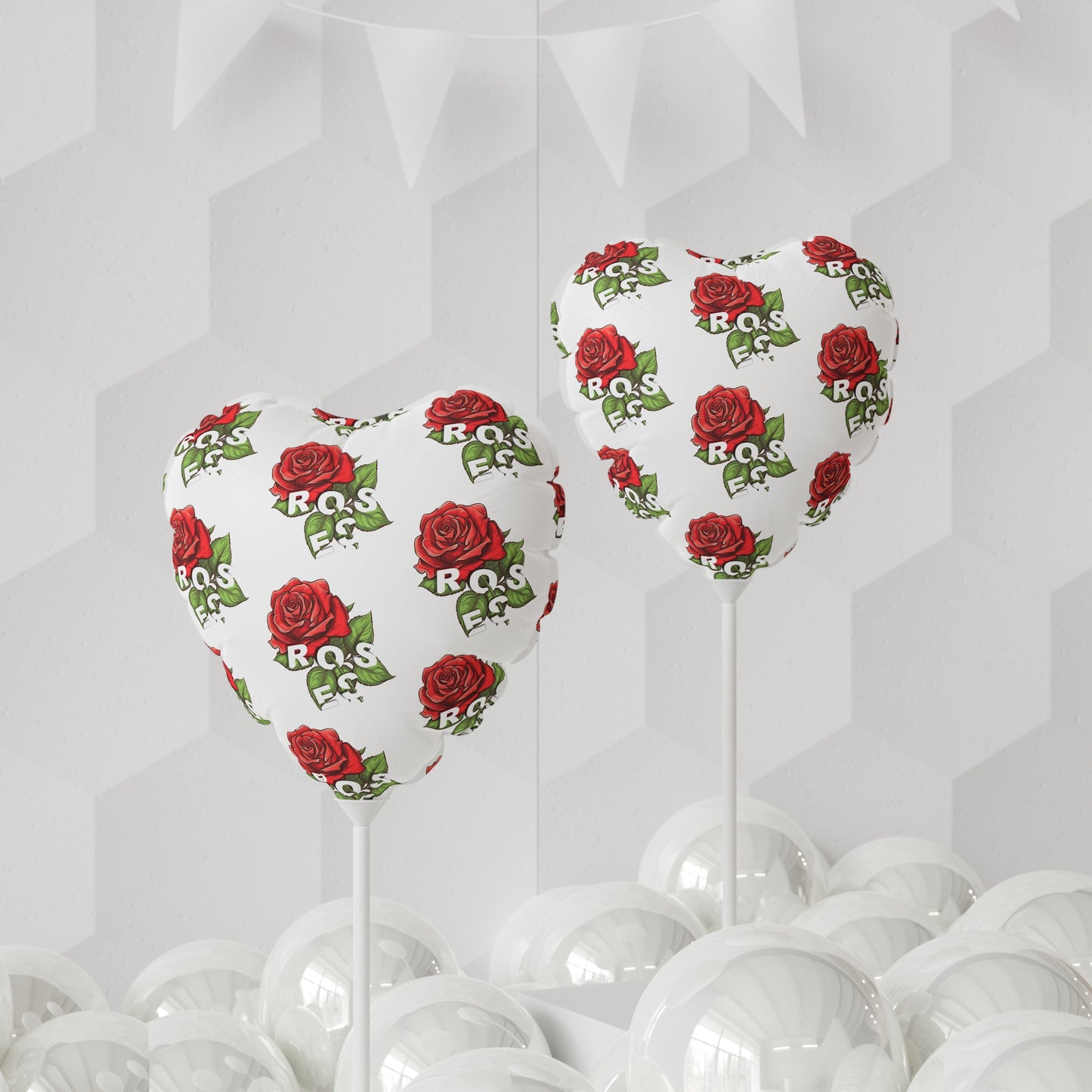 Roses Balloon (Round and Heart-shaped), 11"
