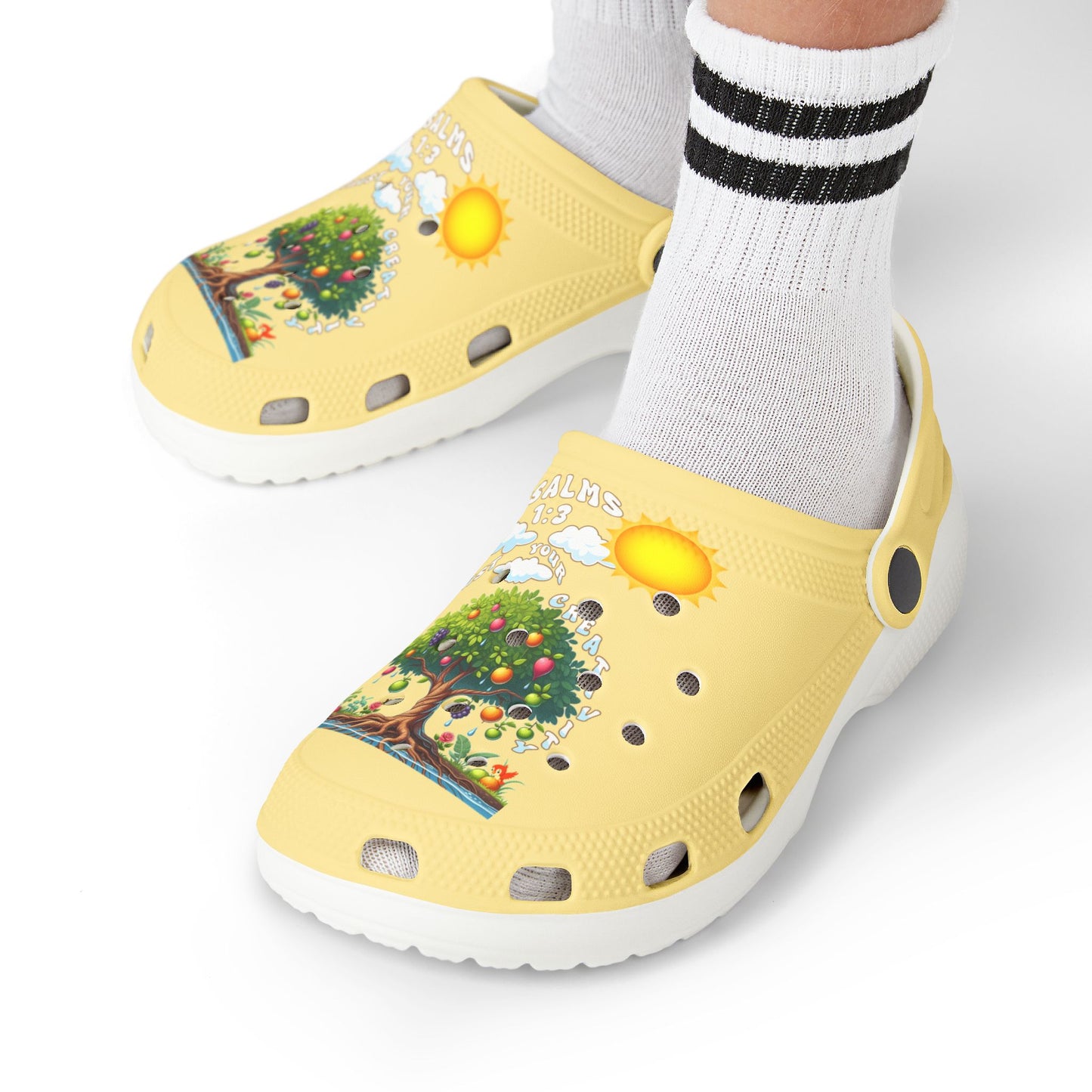 Kids Psalm 1:3 Trust Your Creativity Clogs