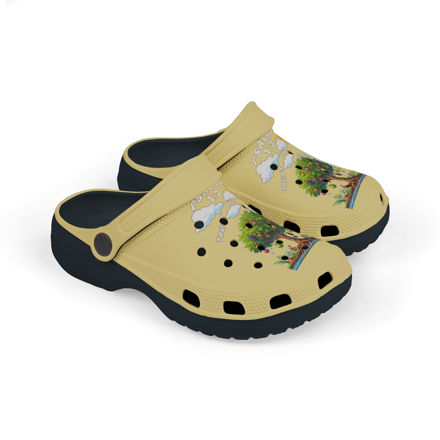 Kids Psalm 1:3 Trust Your Creativity Clogs