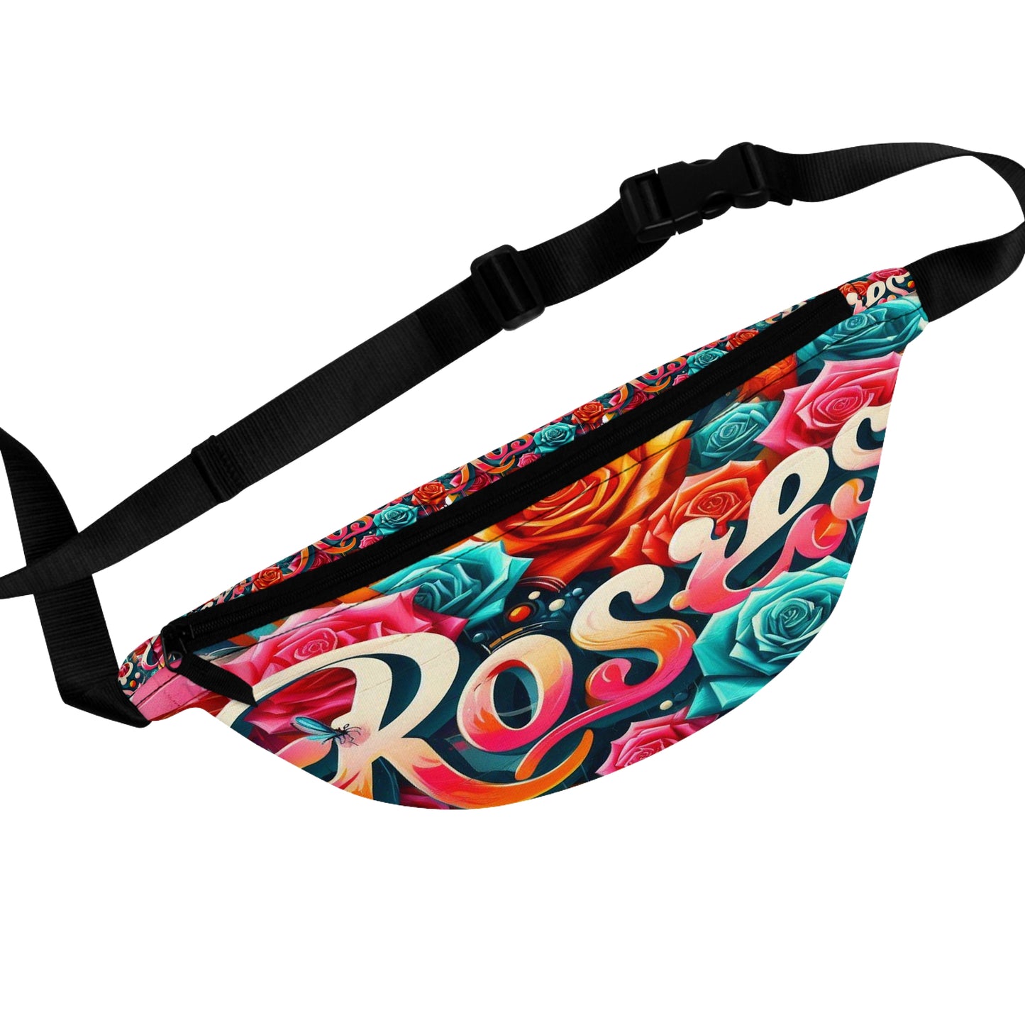 Roses Graffiti #3 Fanny Pack