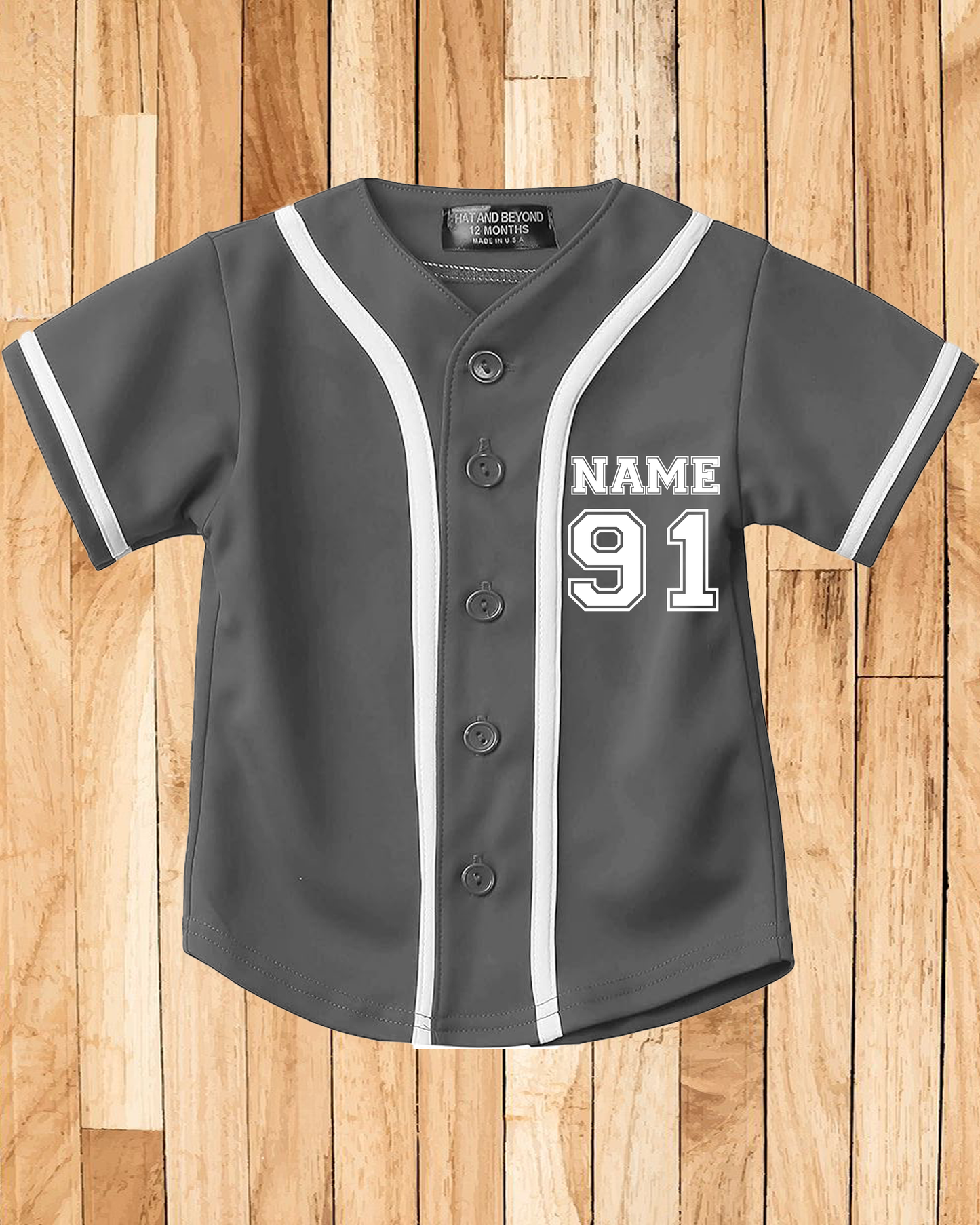 Custom Toddler Baseball Jersey