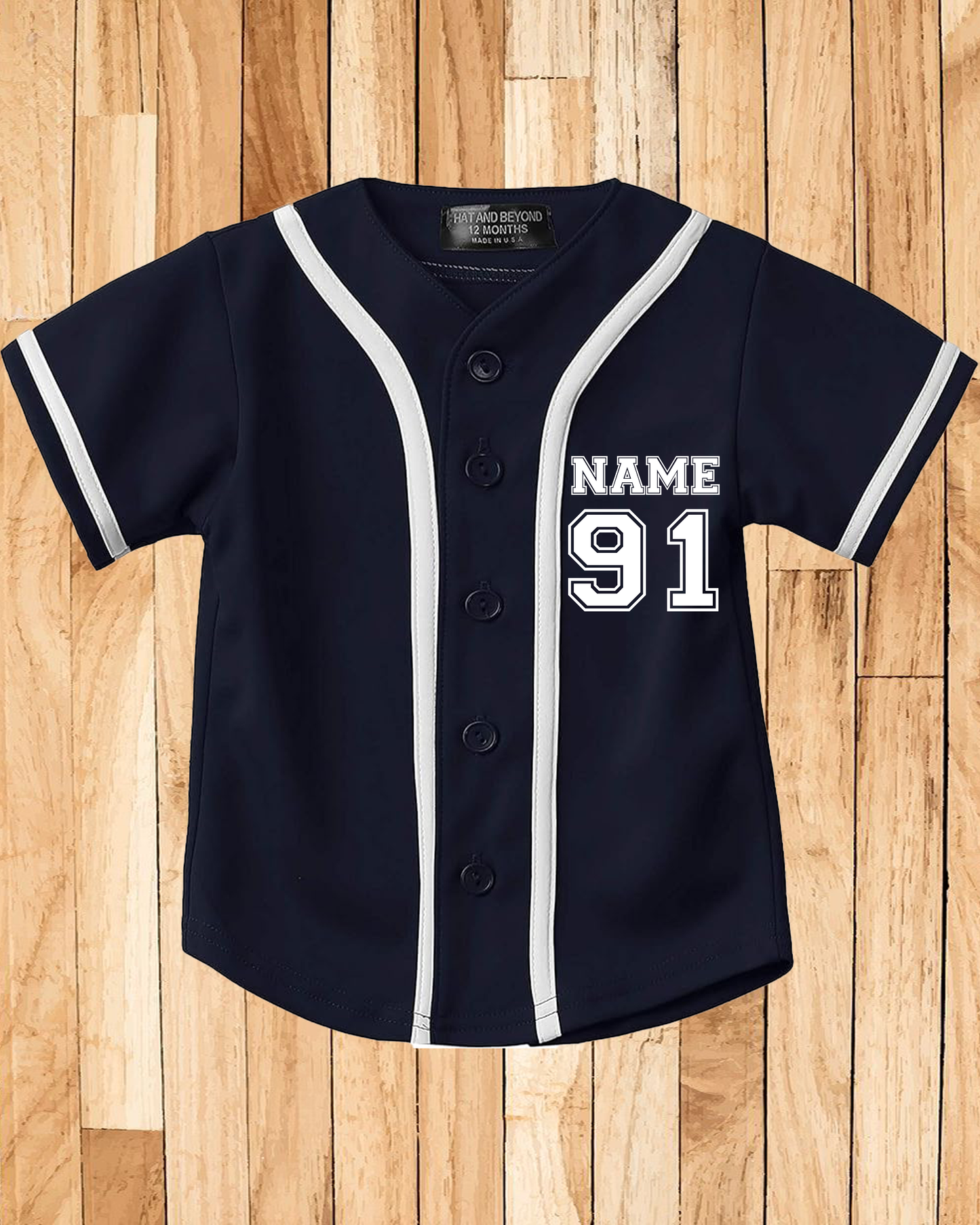 Custom Toddler Baseball Jersey