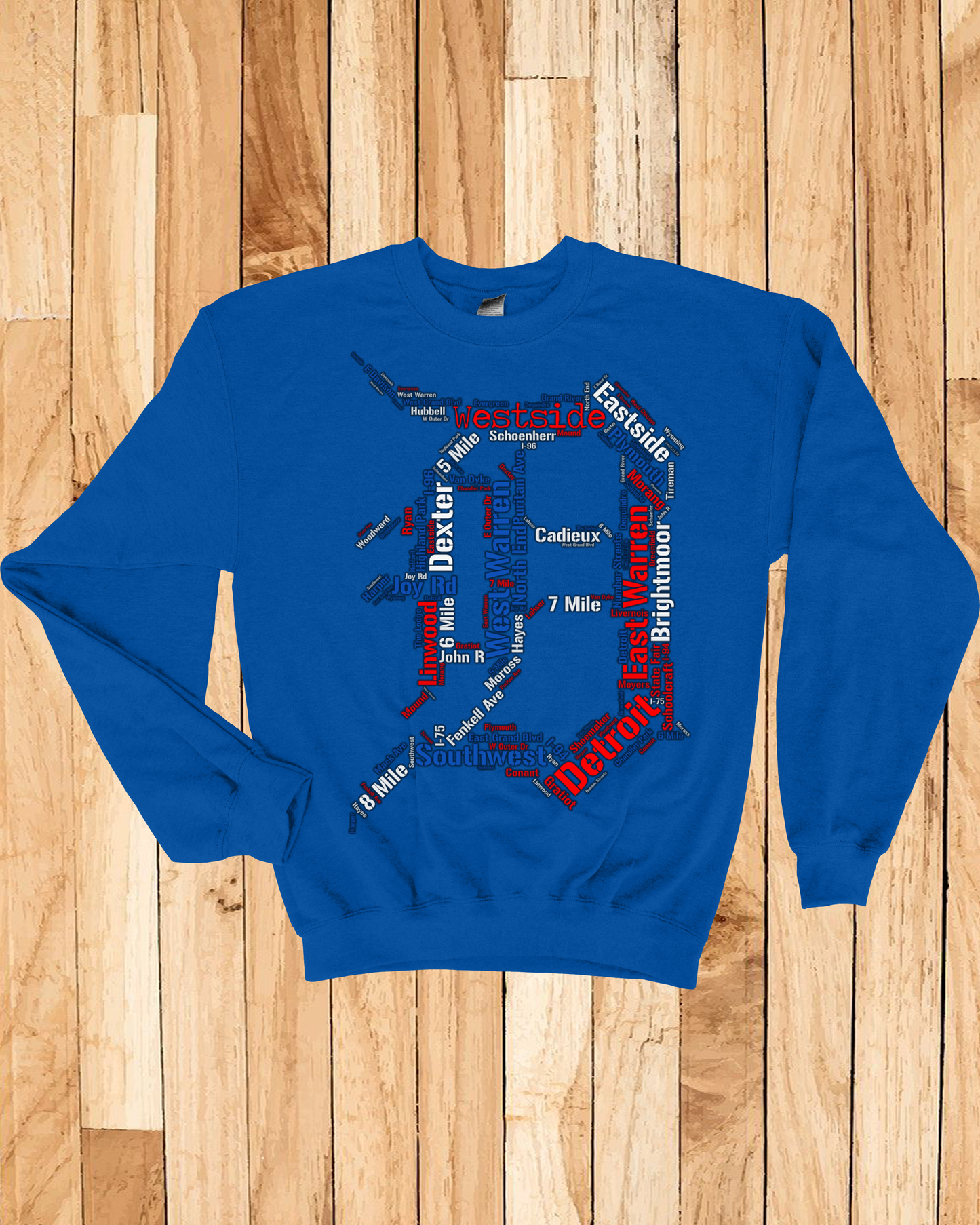 Detroit Streets Pistons Hometown Sweatshirt