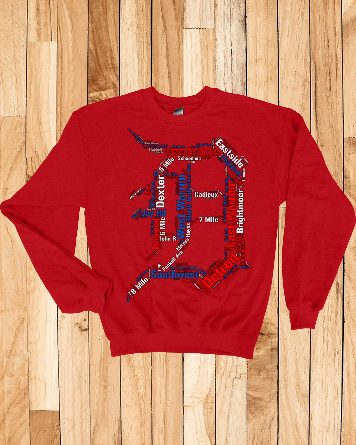Detroit Streets Pistons Hometown Sweatshirt