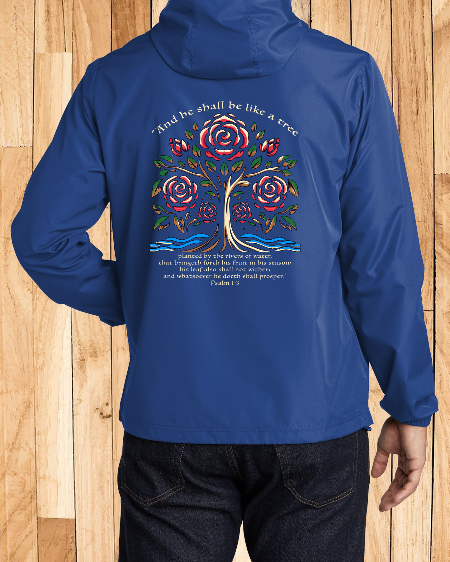 Men Signature Roses Windbreakers