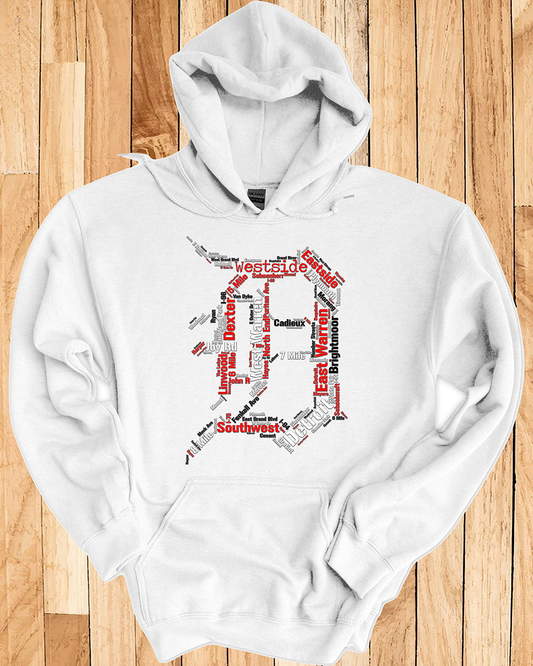 Detroit Streets Red Wings Hometown Hoodie