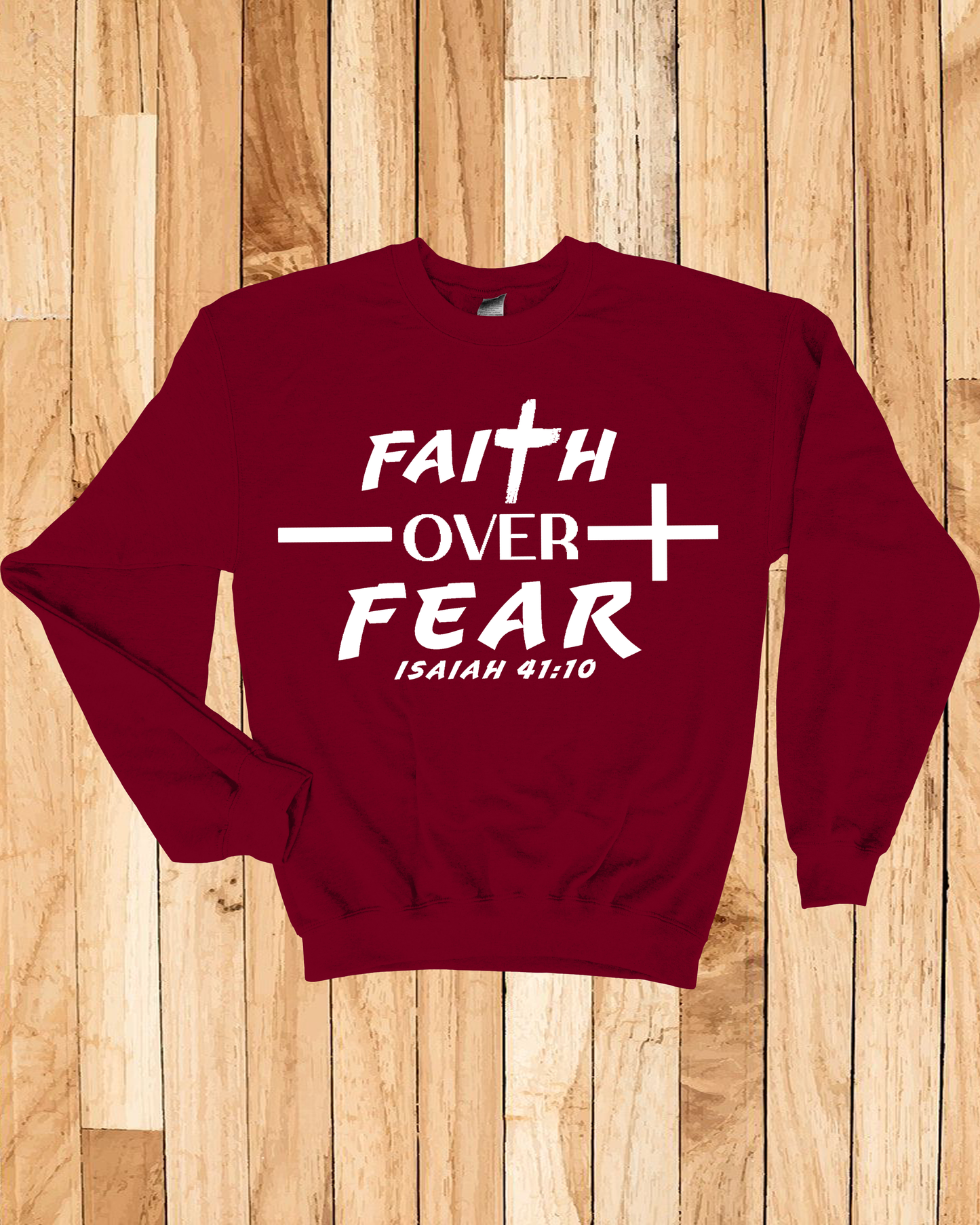 Faith Over Fear Unisex Sweatshirt Youth