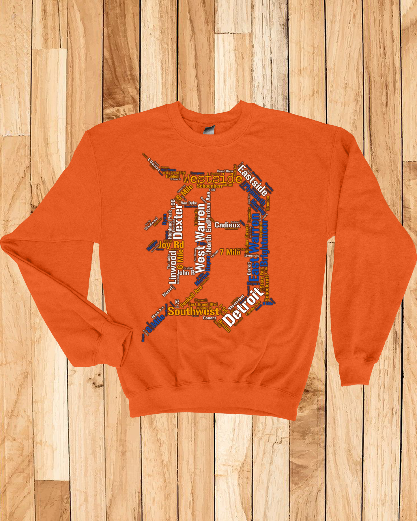 Detroit Streets Tigers Hometown Sweatshirt