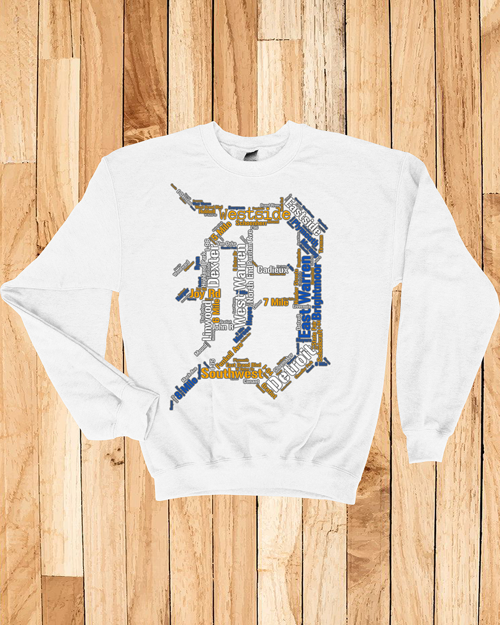 Detroit Streets Tigers Hometown Sweatshirt