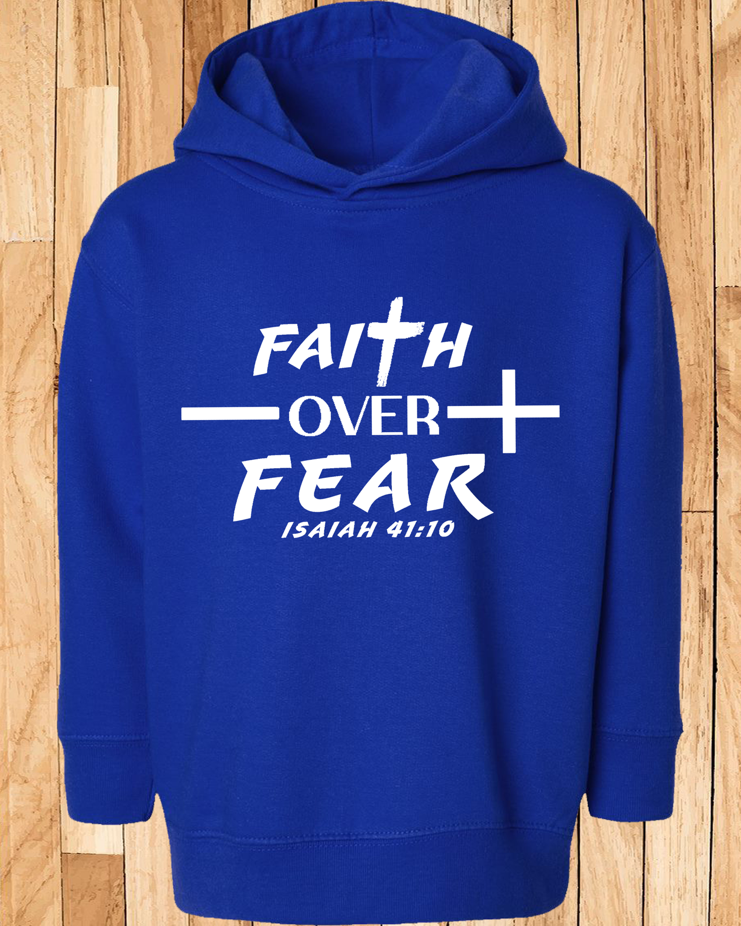 Faith Over Fear Unisex Hoodie Toddler