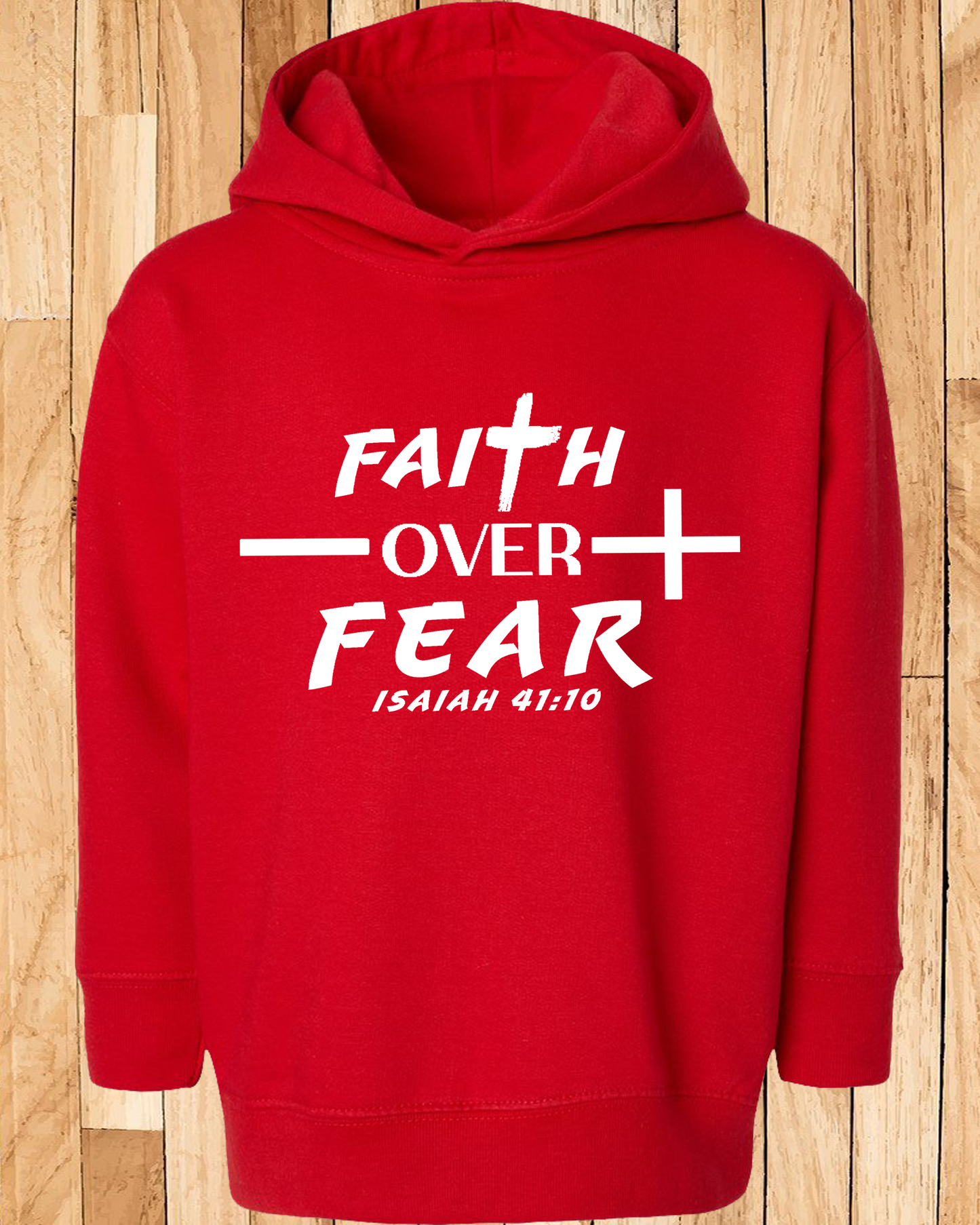 Faith Over Fear Unisex Hoodie Toddler