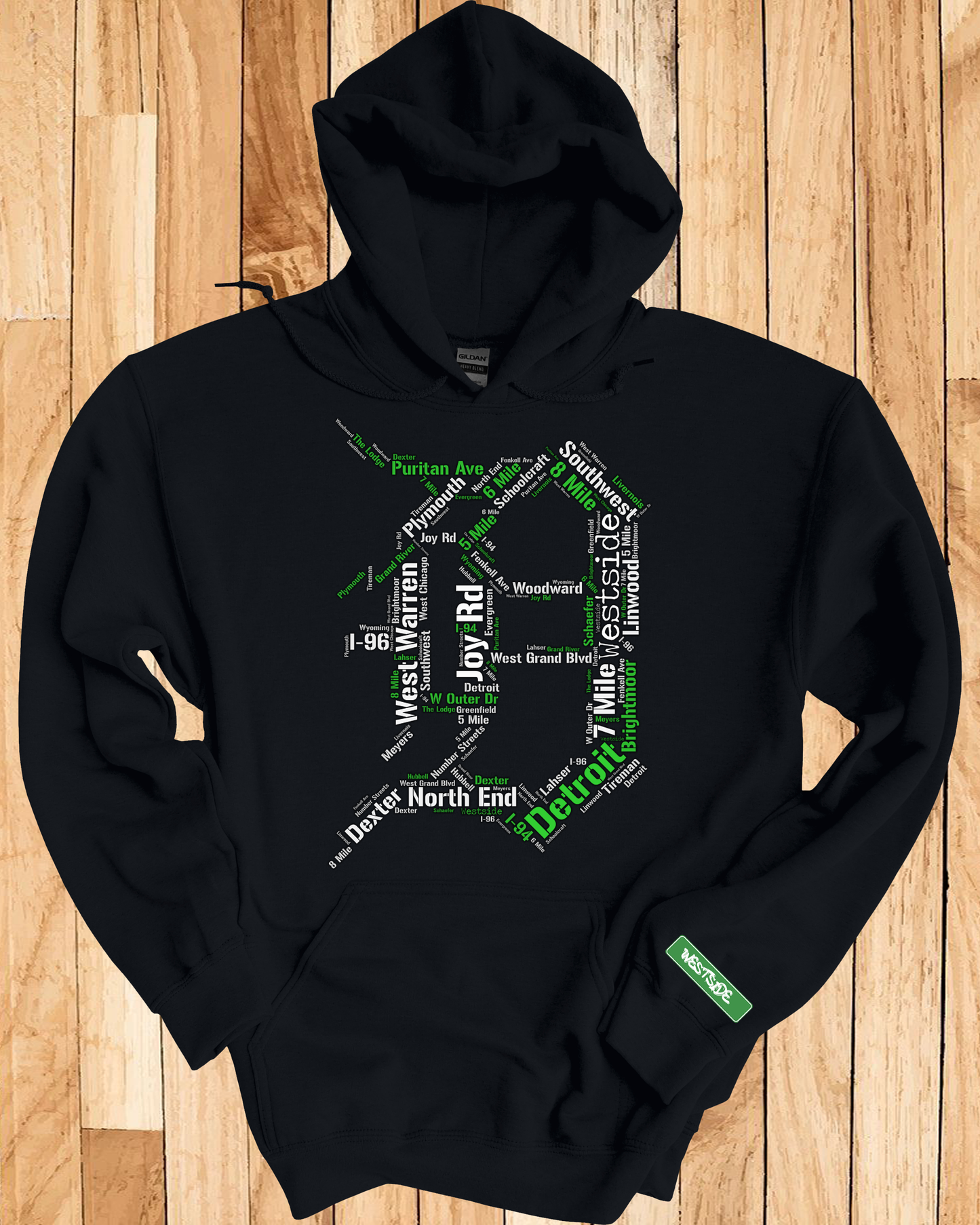 Detroit Streets Hoodie