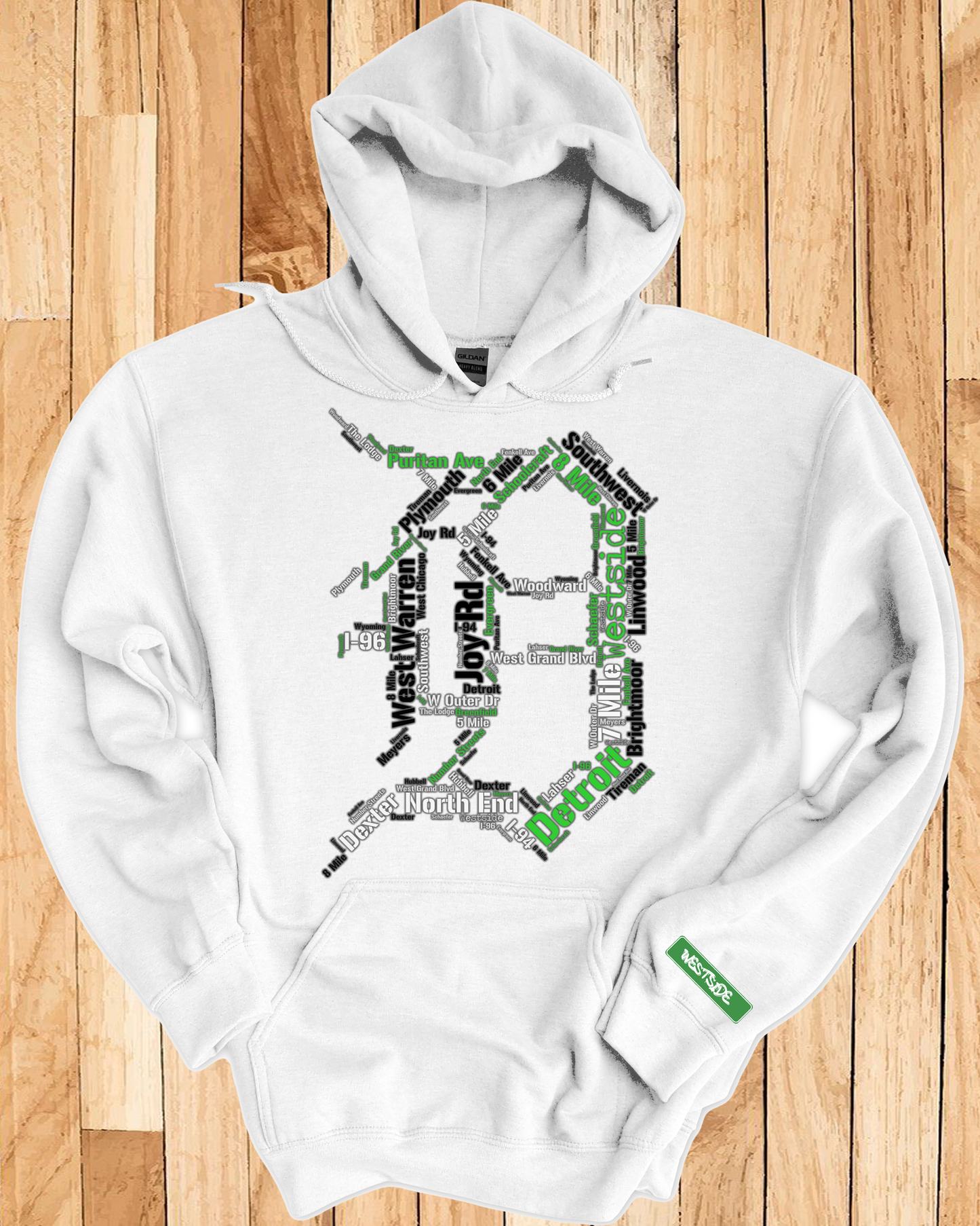 Detroit Streets Hoodie