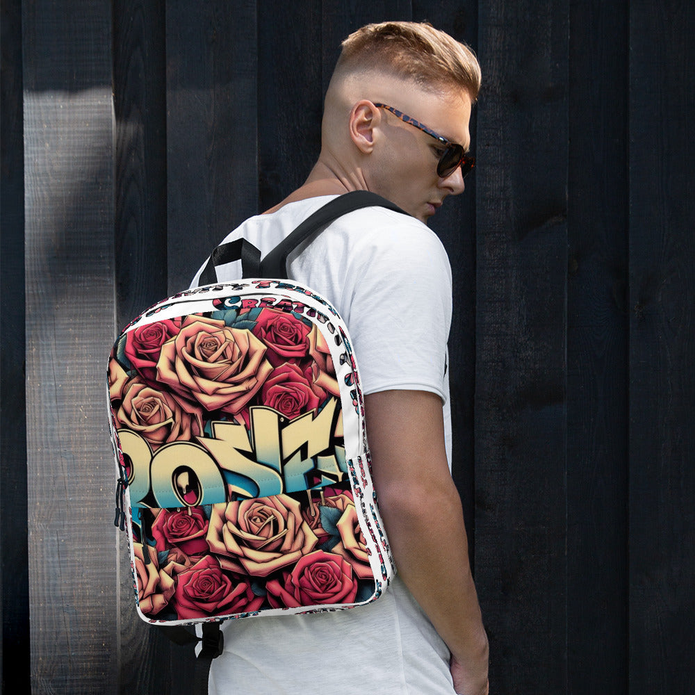 Roses Graffiti #27 Backpack
